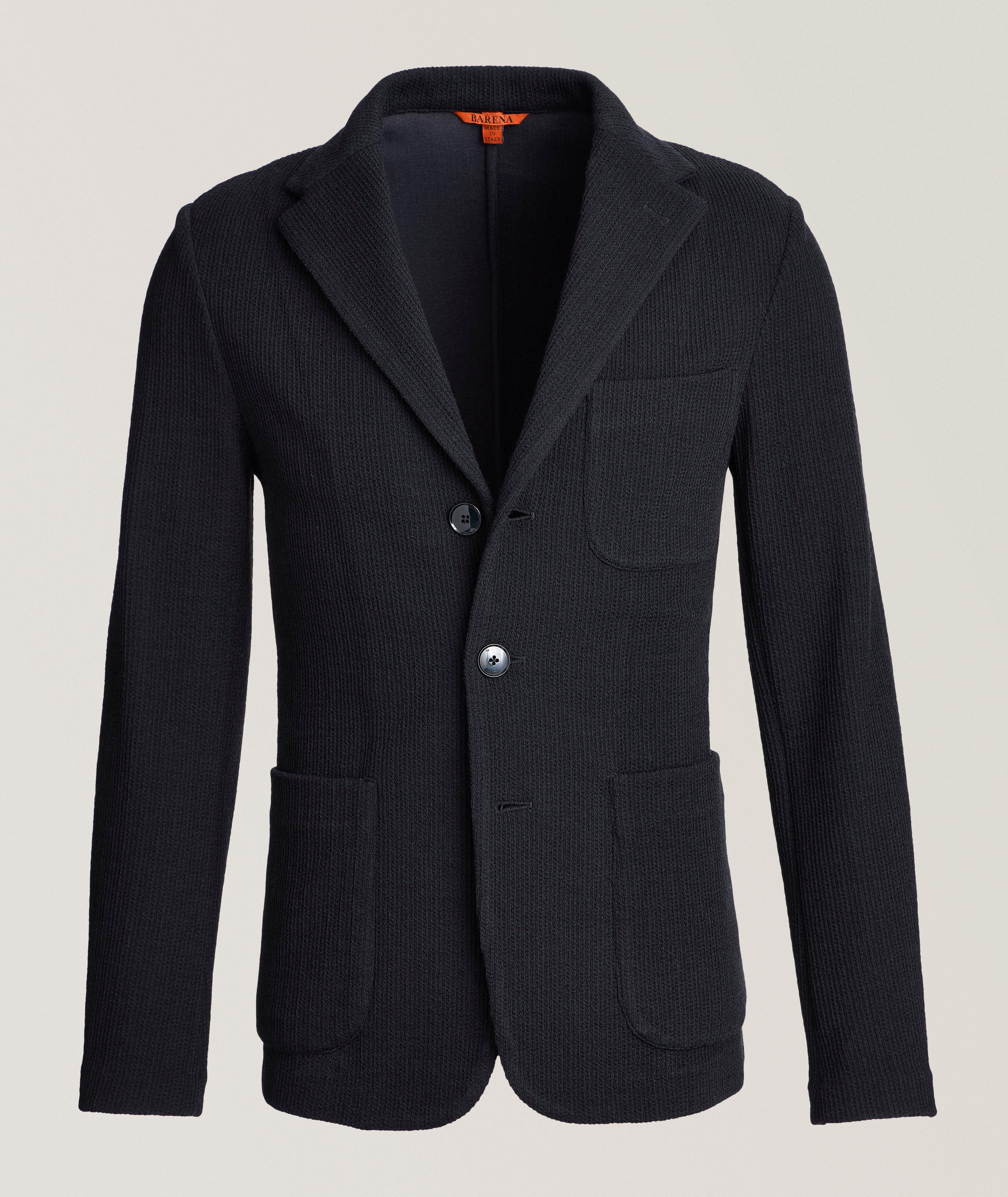 Textured Knit Sport Jacket  image 0