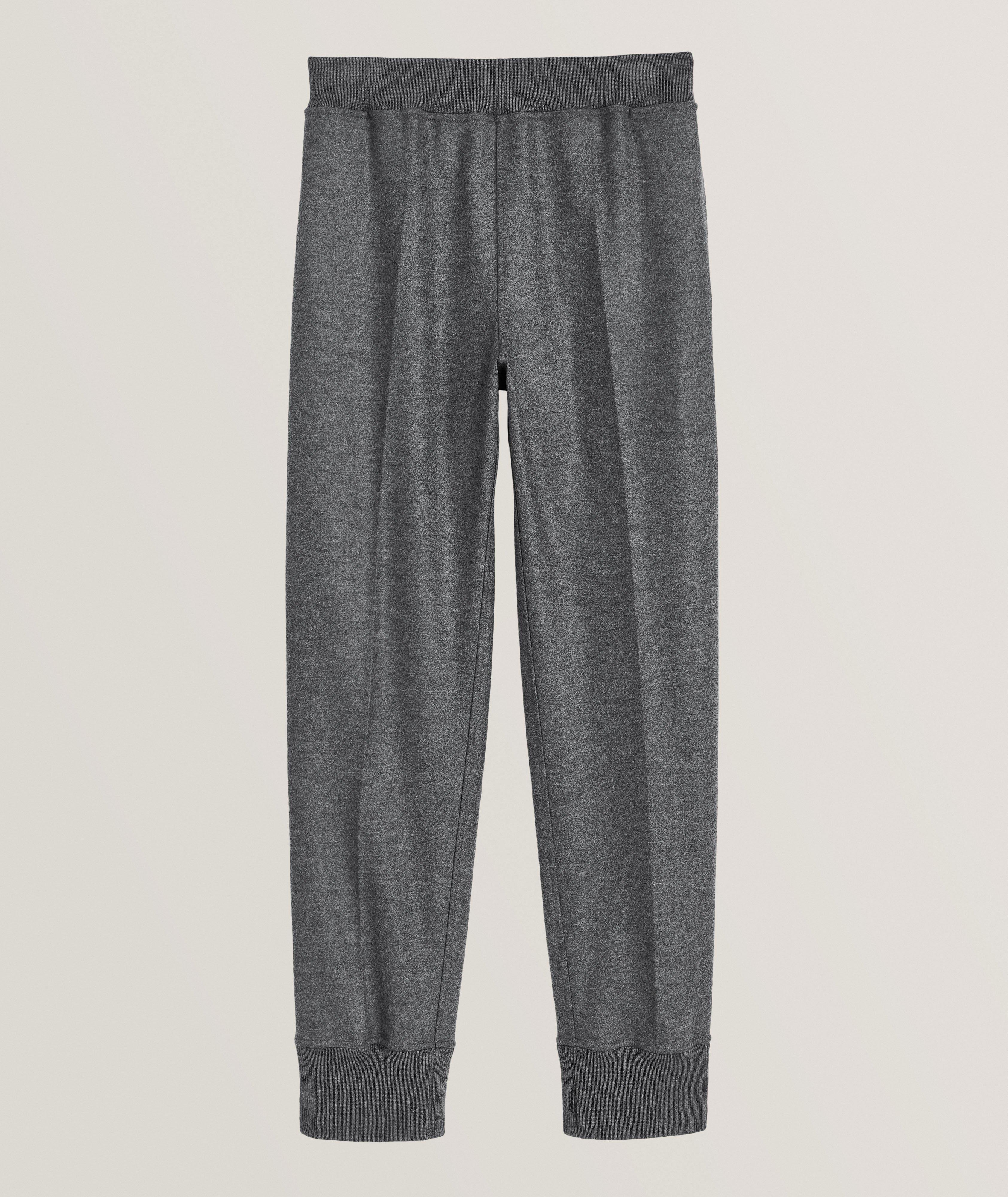 Wool Flat Front Joggers image 0