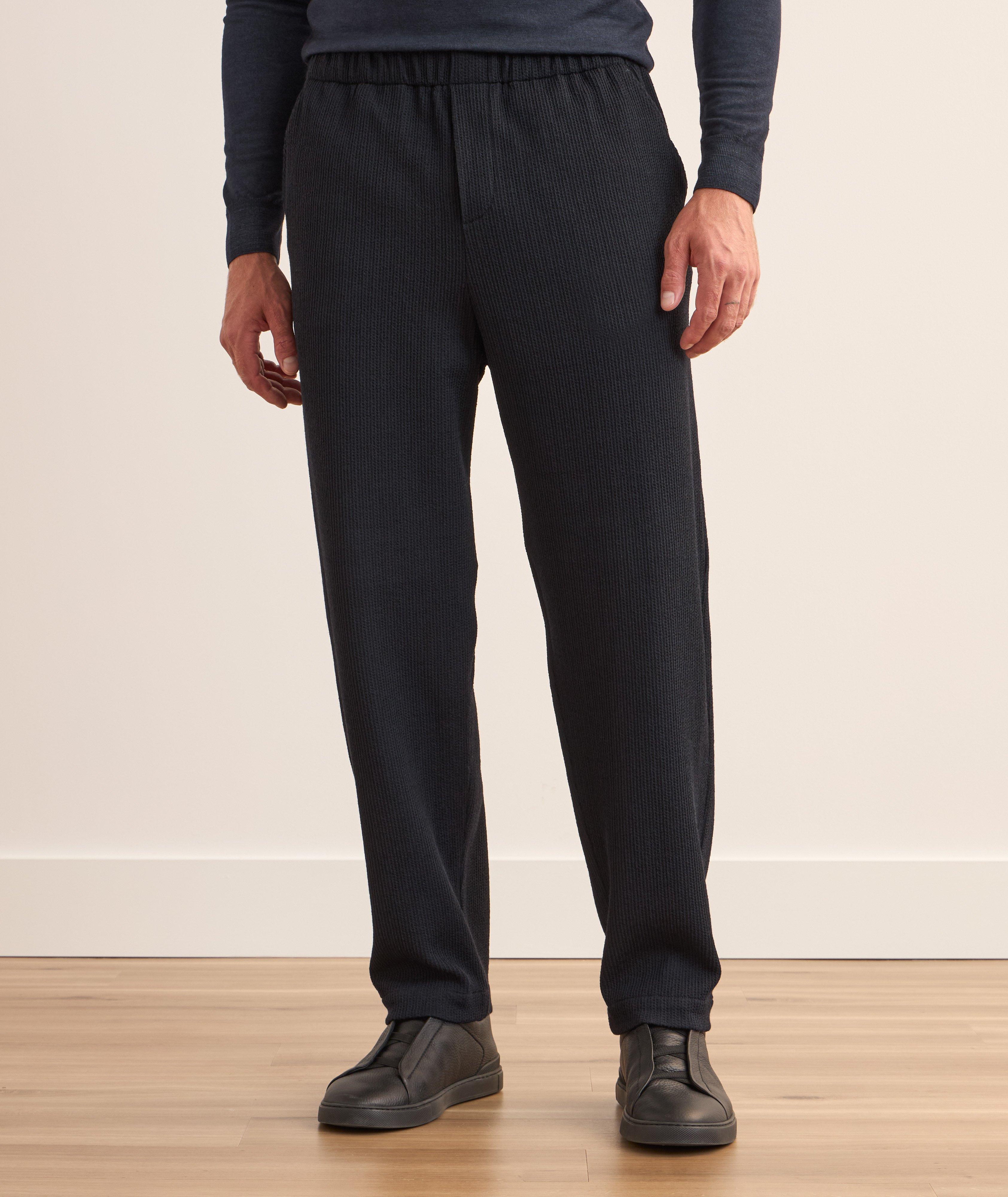Textured Knit Pants  image 1