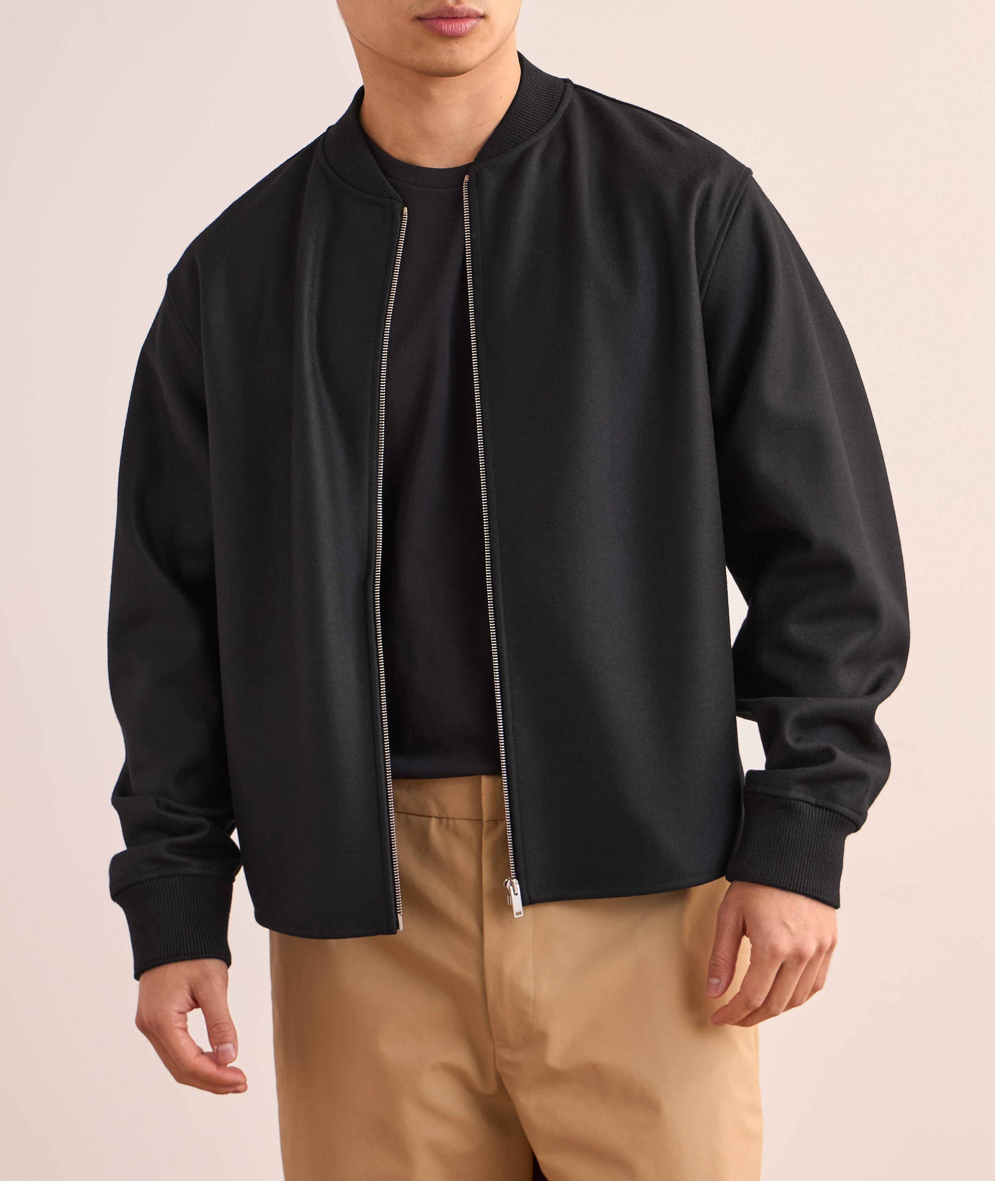 Lightweight Wool Bomber Jacket image 1