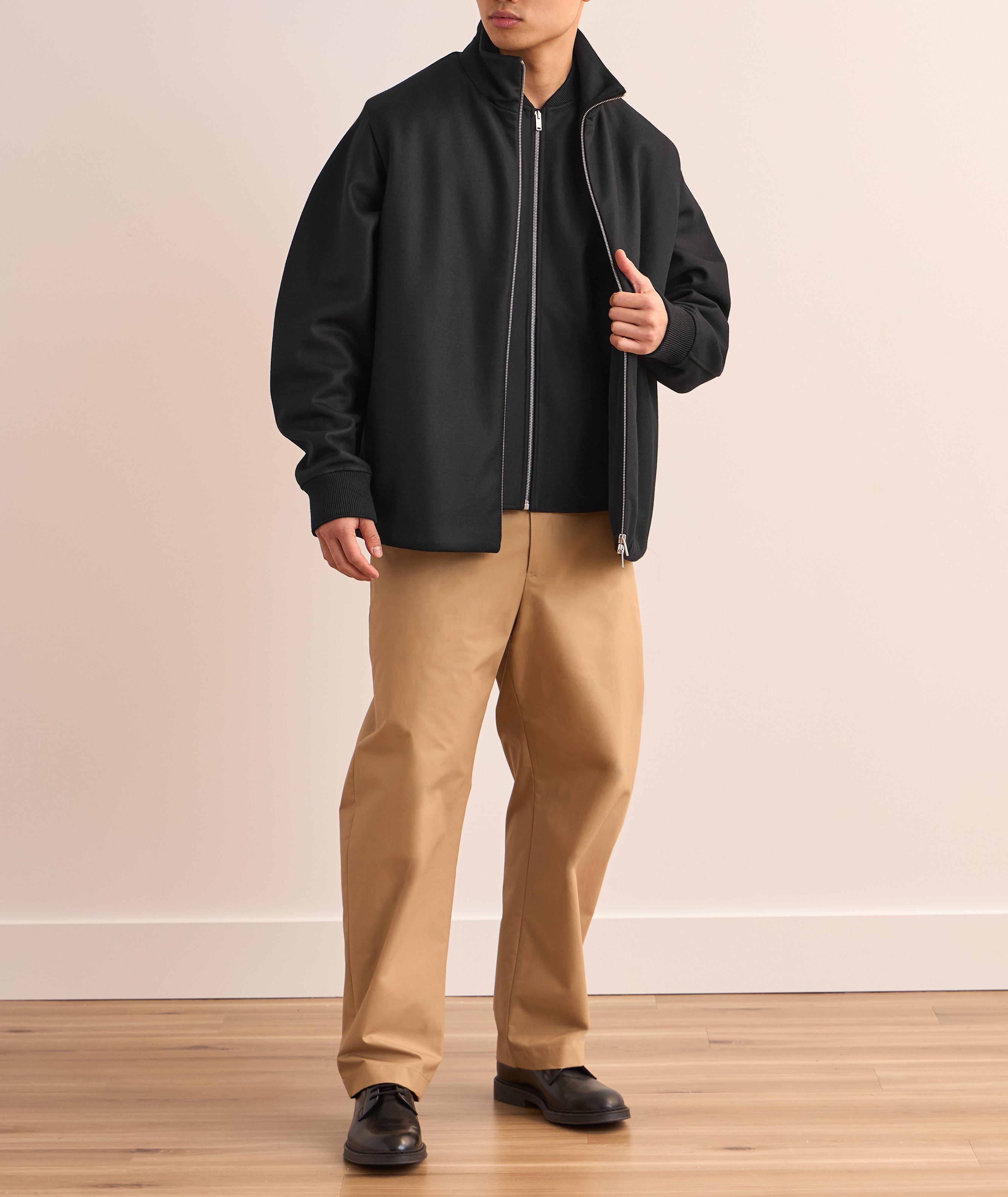 Lightweight Wool Bomber Jacket image 4