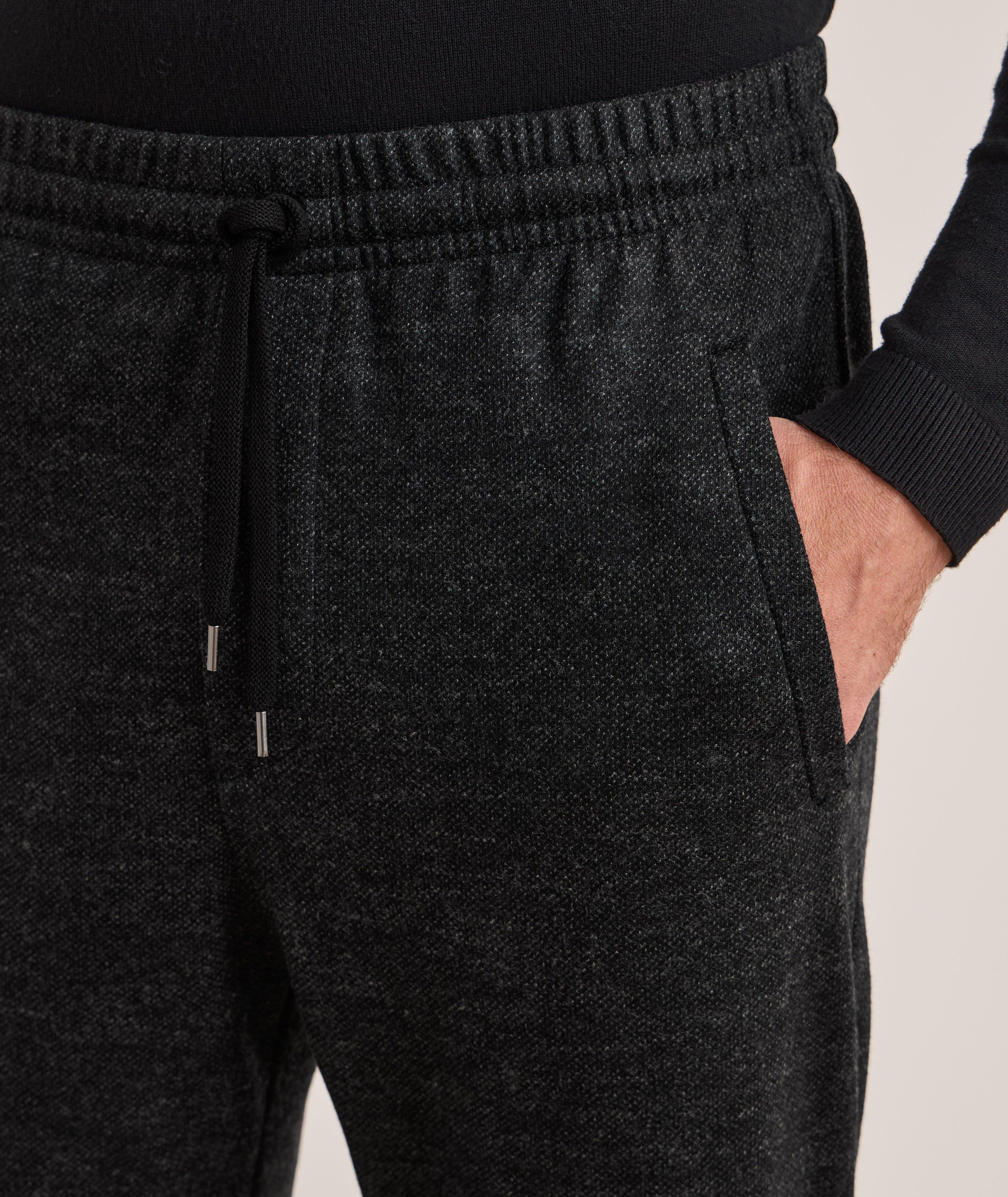 Pindot Virgin Wool Joggers image 3