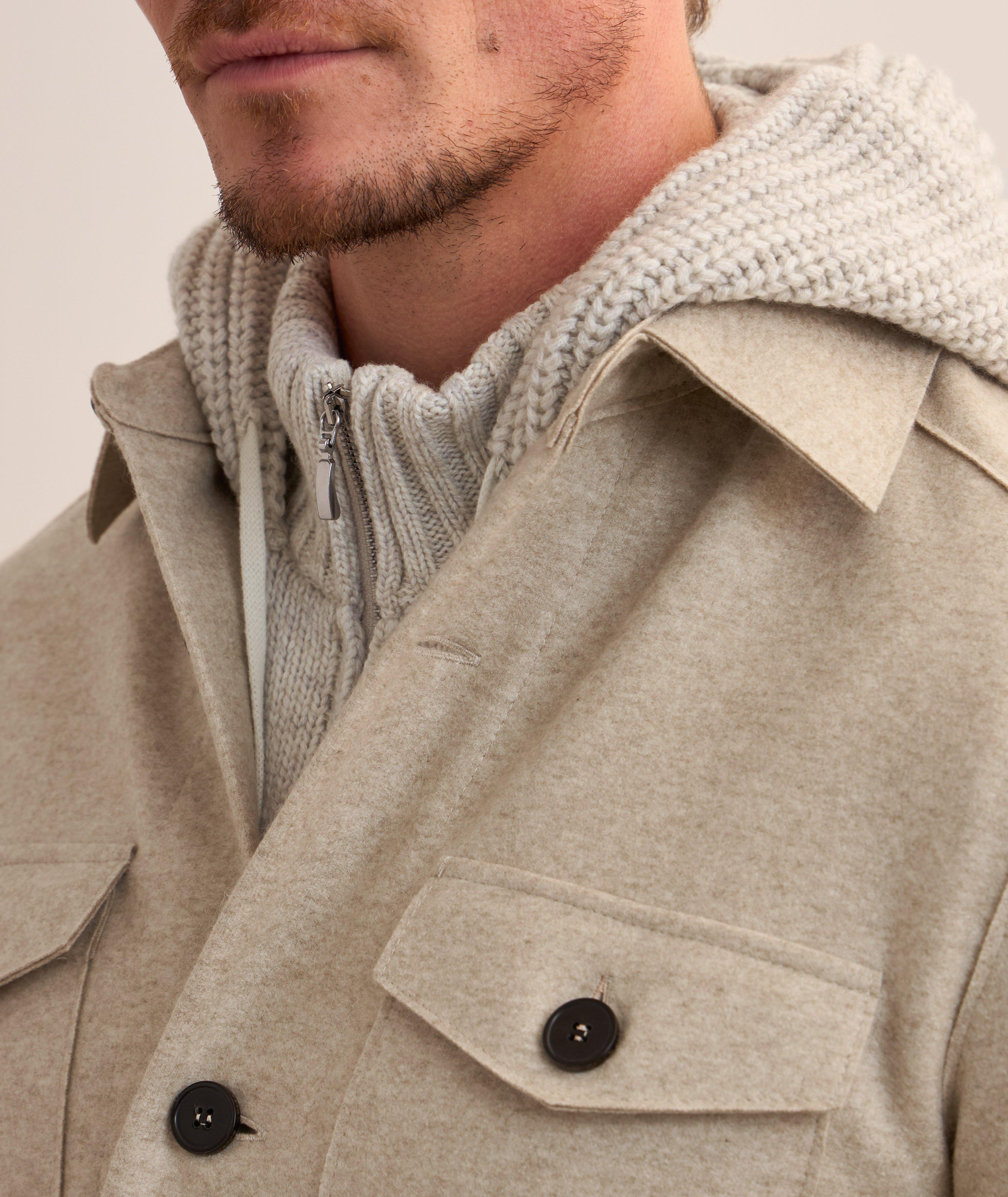 Cashmere Flannel Overshirt image 3