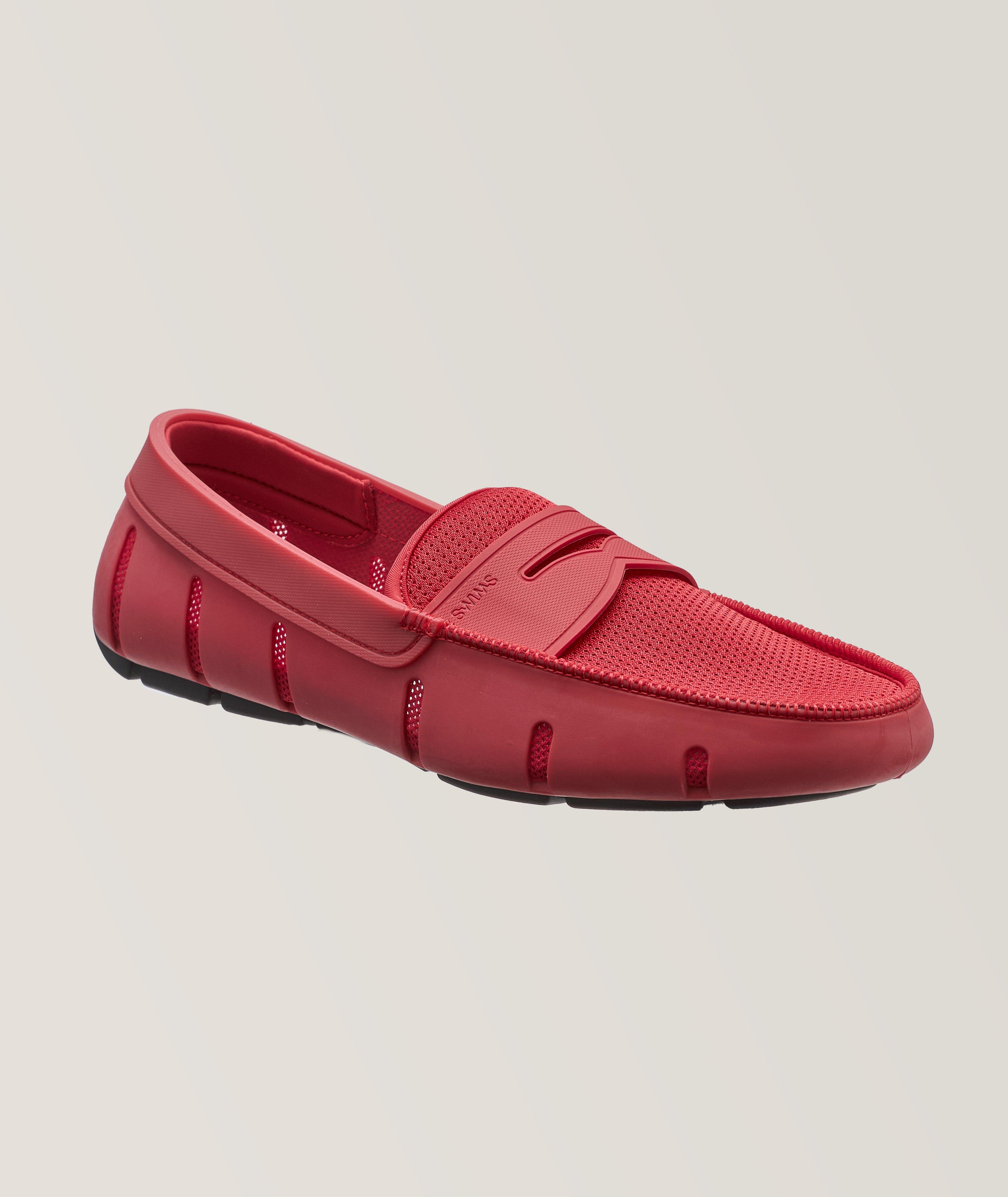 Rubberised Penny Loafers