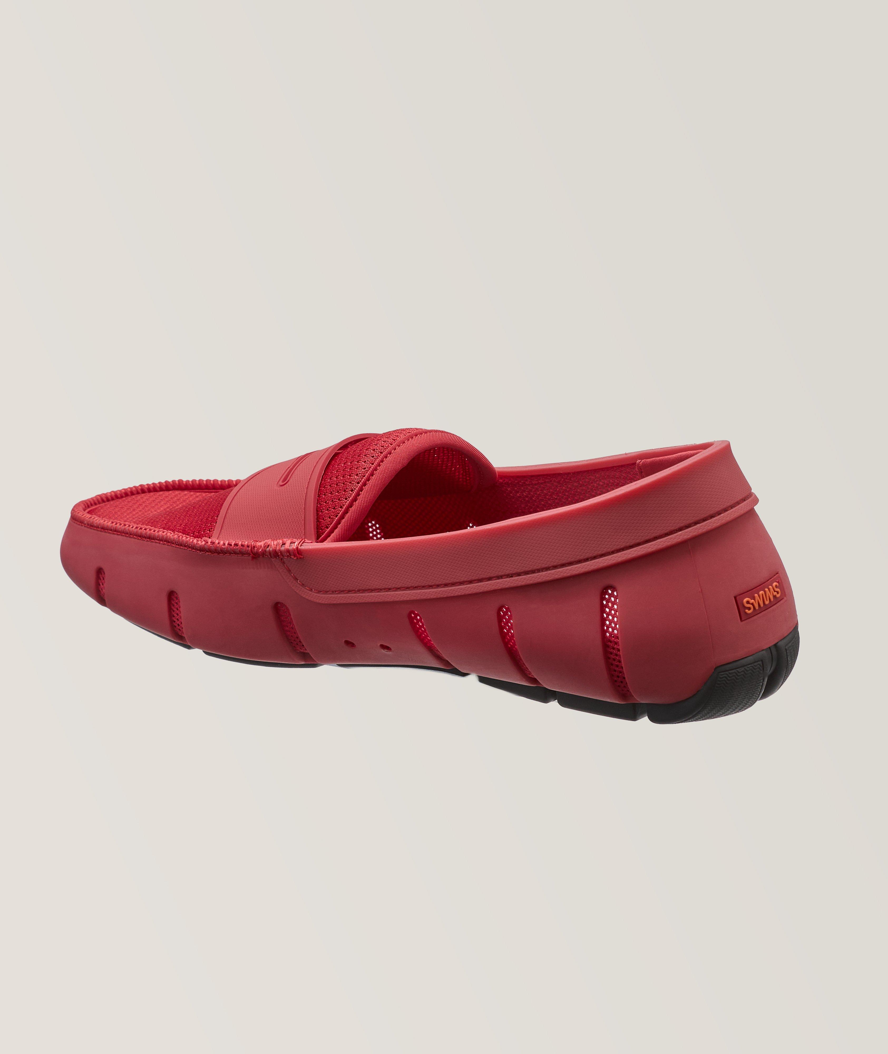 Rubberised Penny Loafers