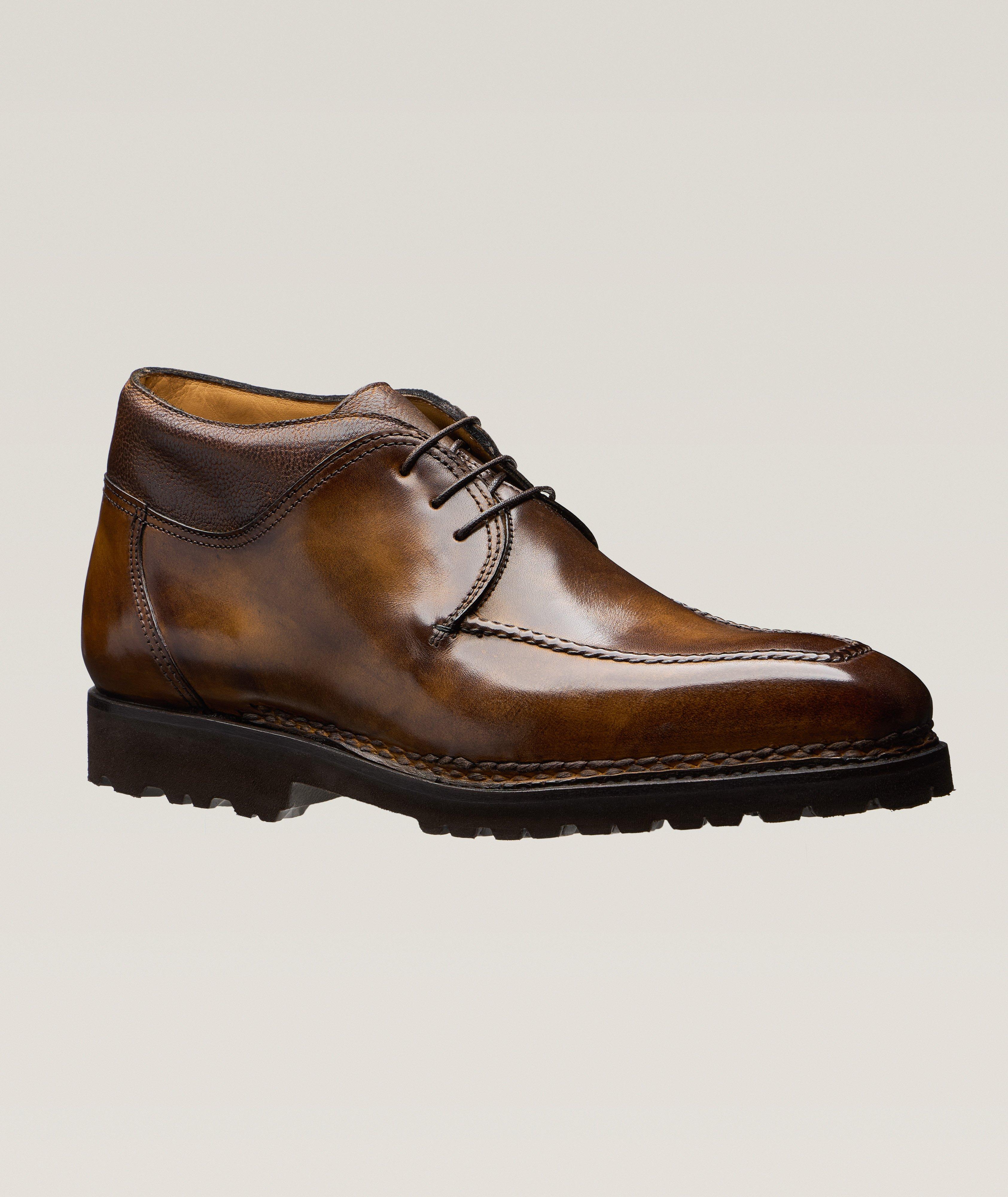 Bontoni Conero Calf Leather Lug Boots