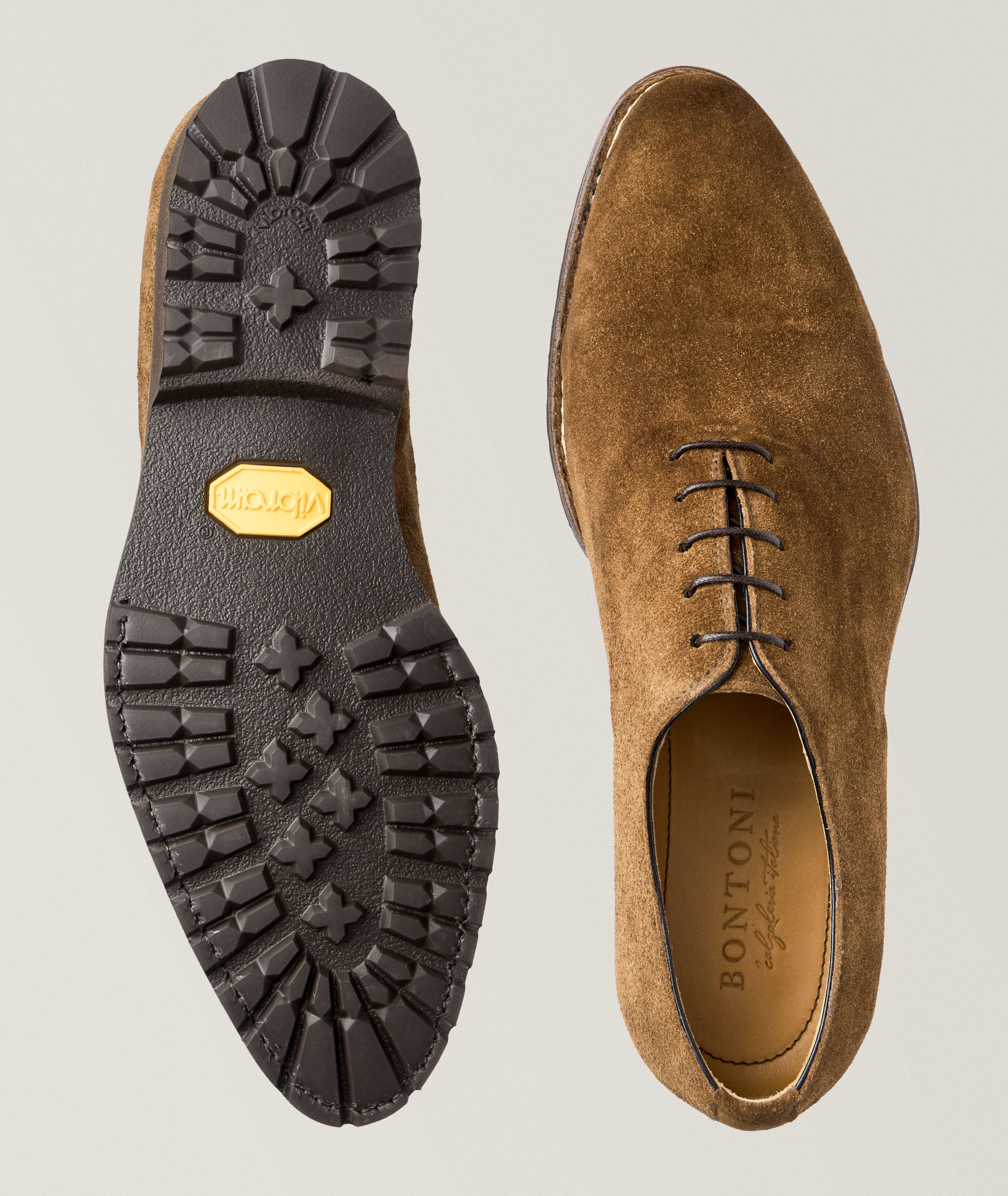 Suede Leather Oxfords image 2