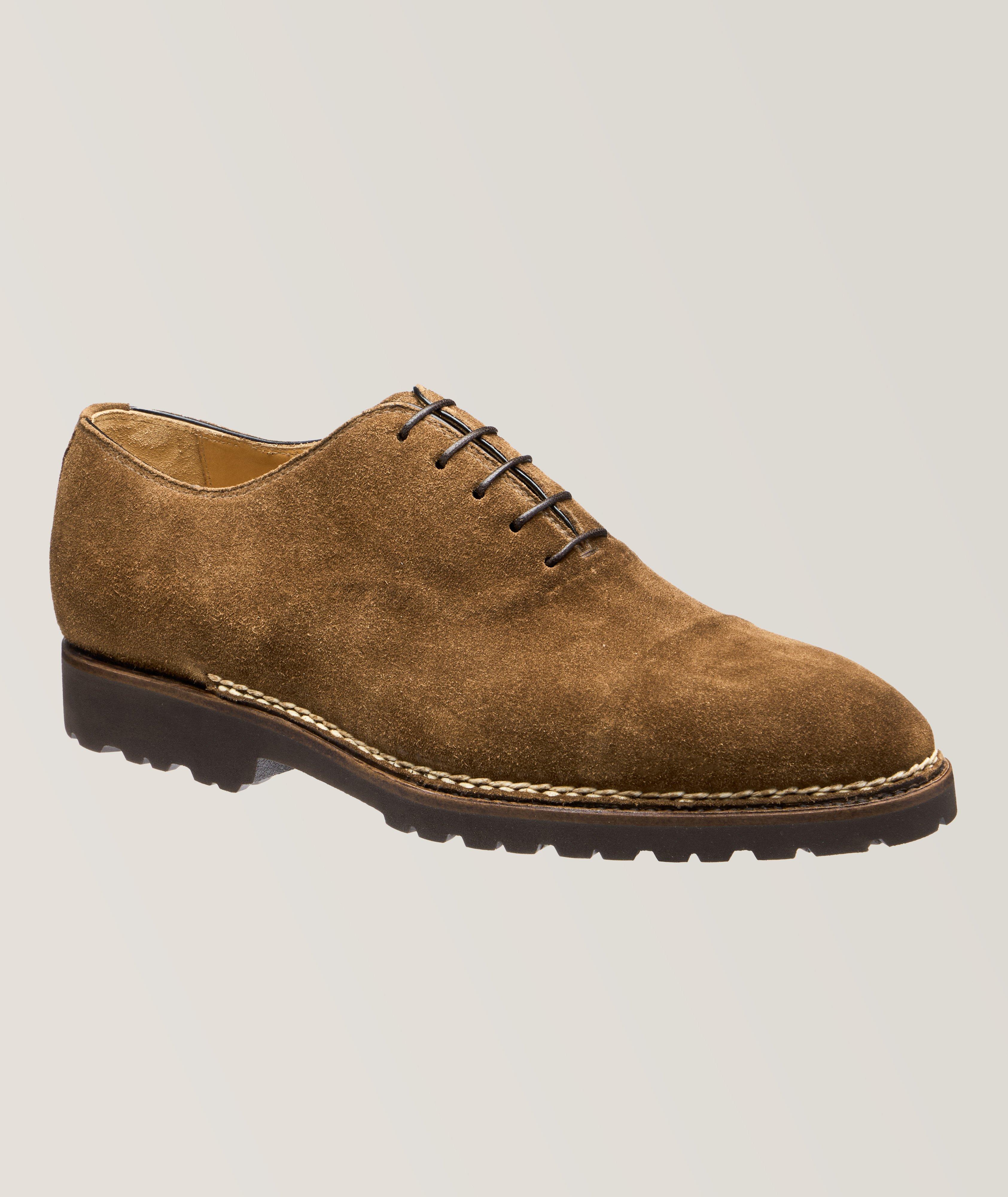 Suede Leather Oxfords image 0