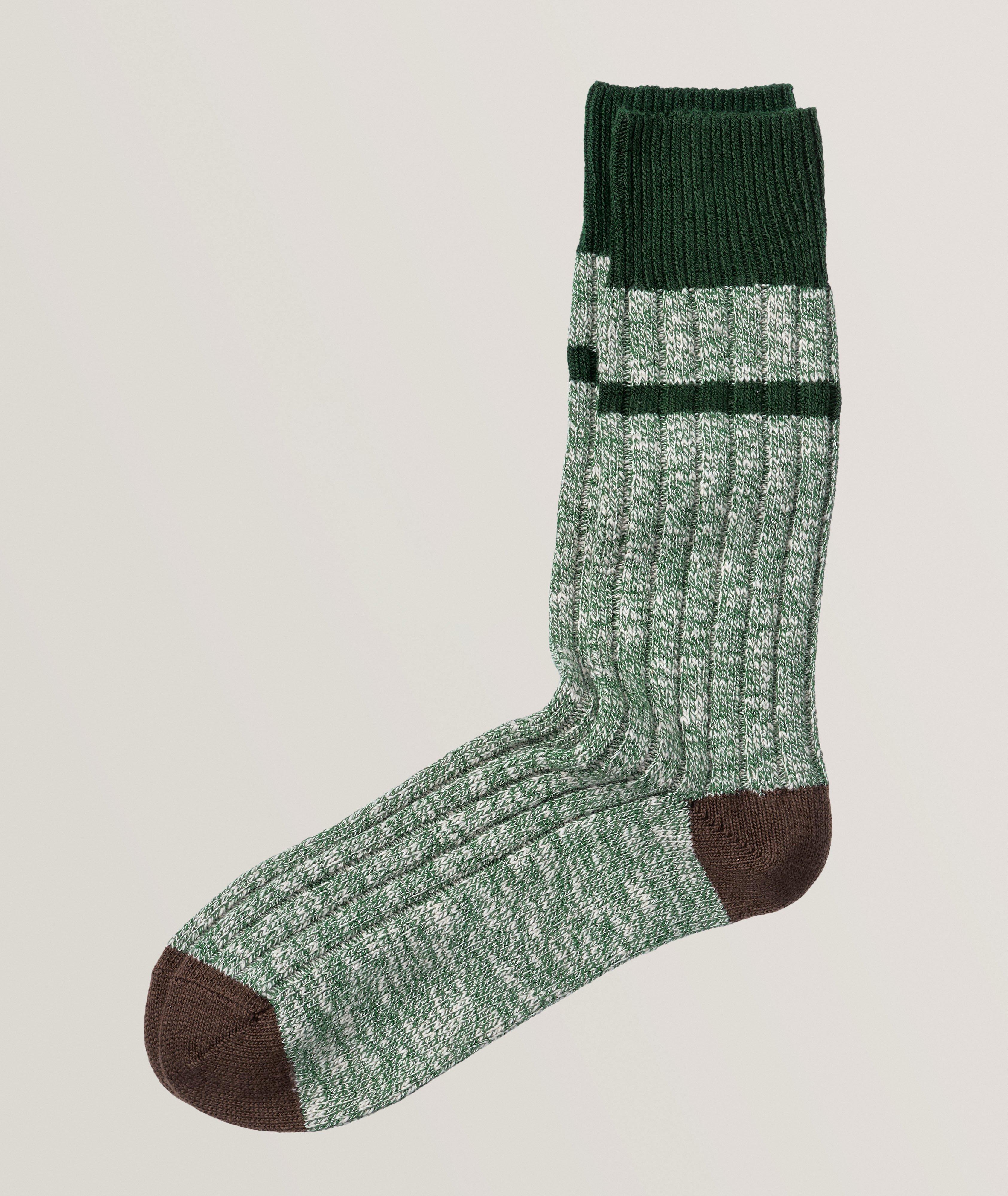 Chaussettes Jura en tricot torsadé de coton image 0