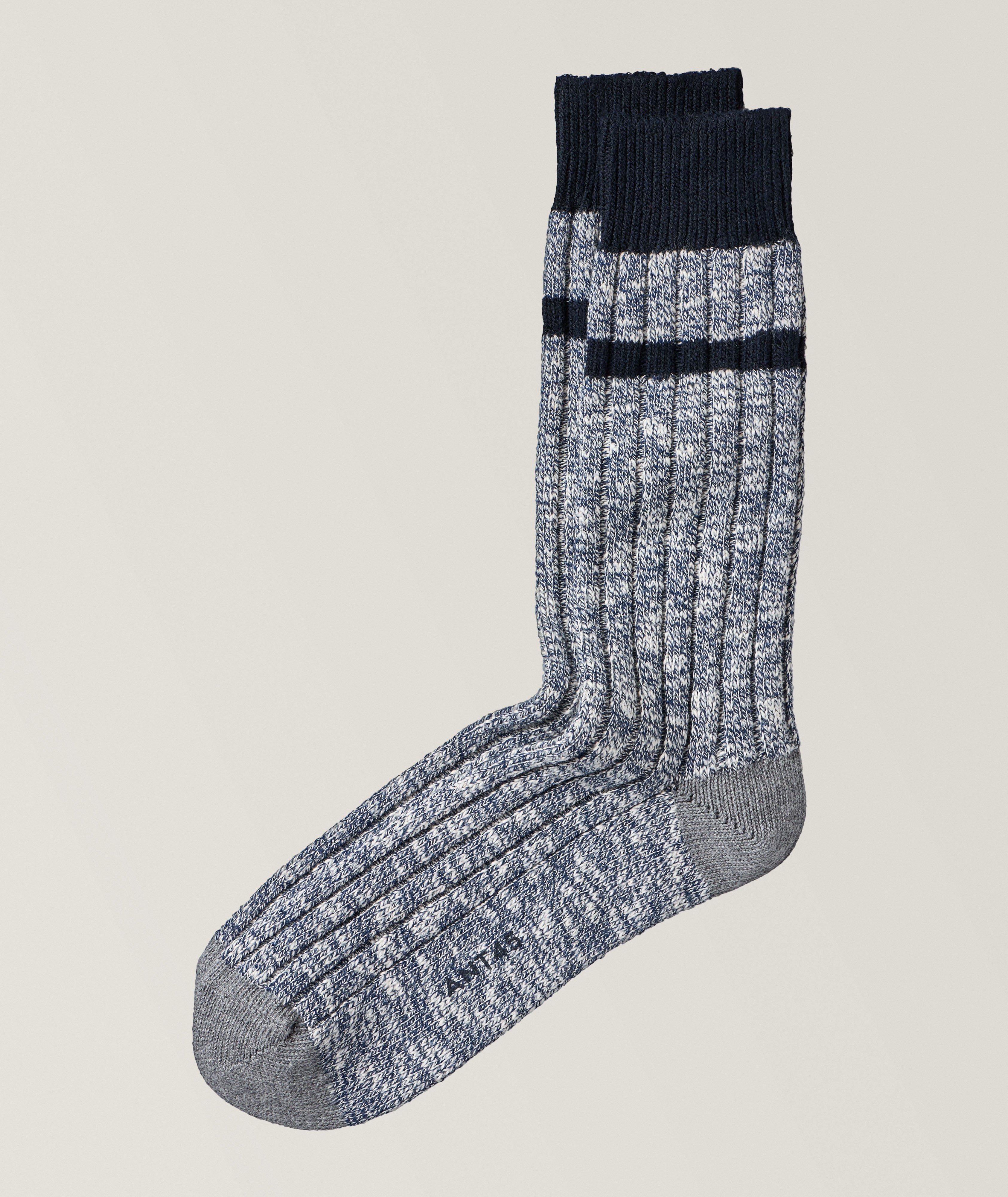 Chaussettes Jura en tricot torsadé de coton image 0