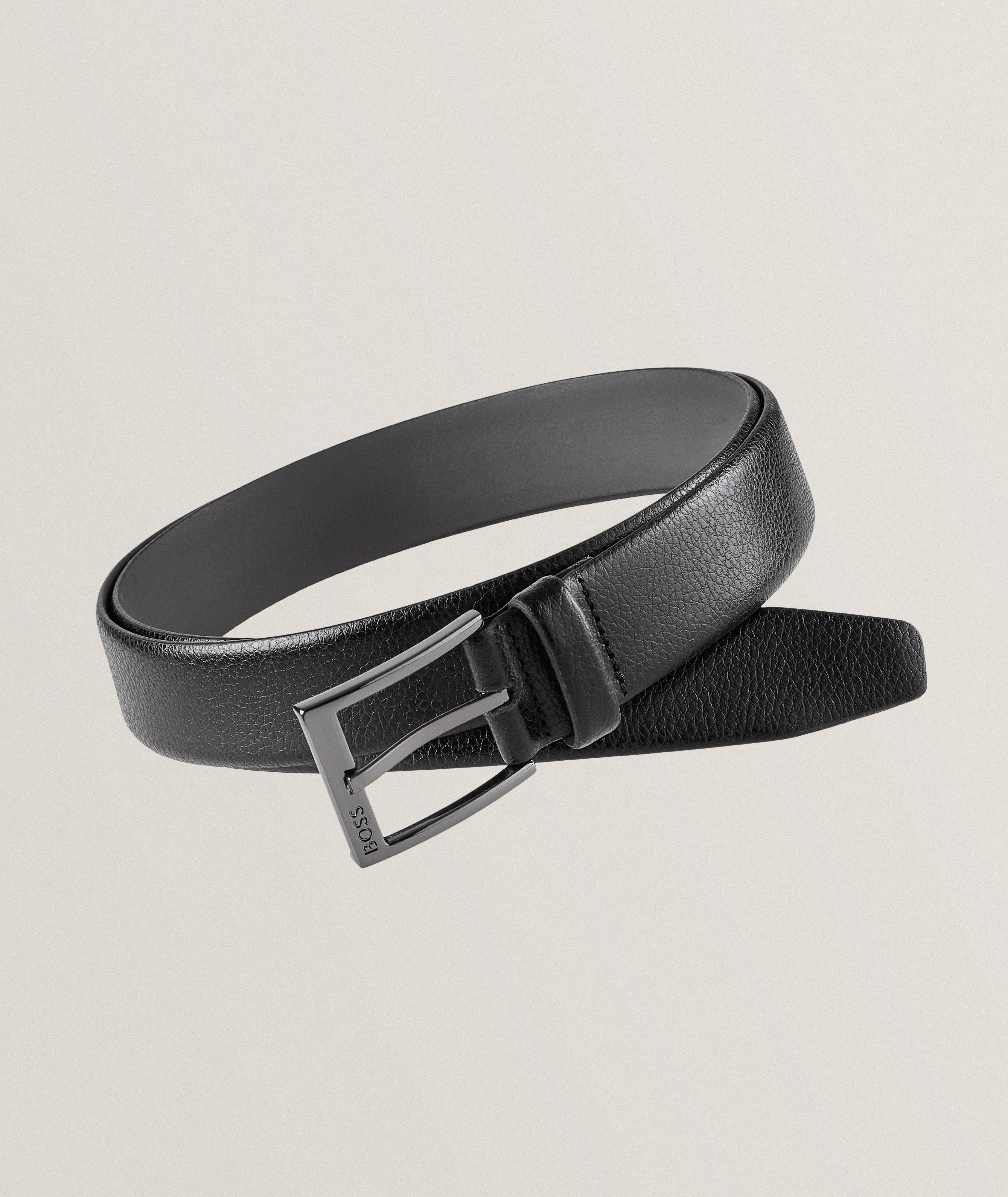 Elloy Grained Leather Belt image 0