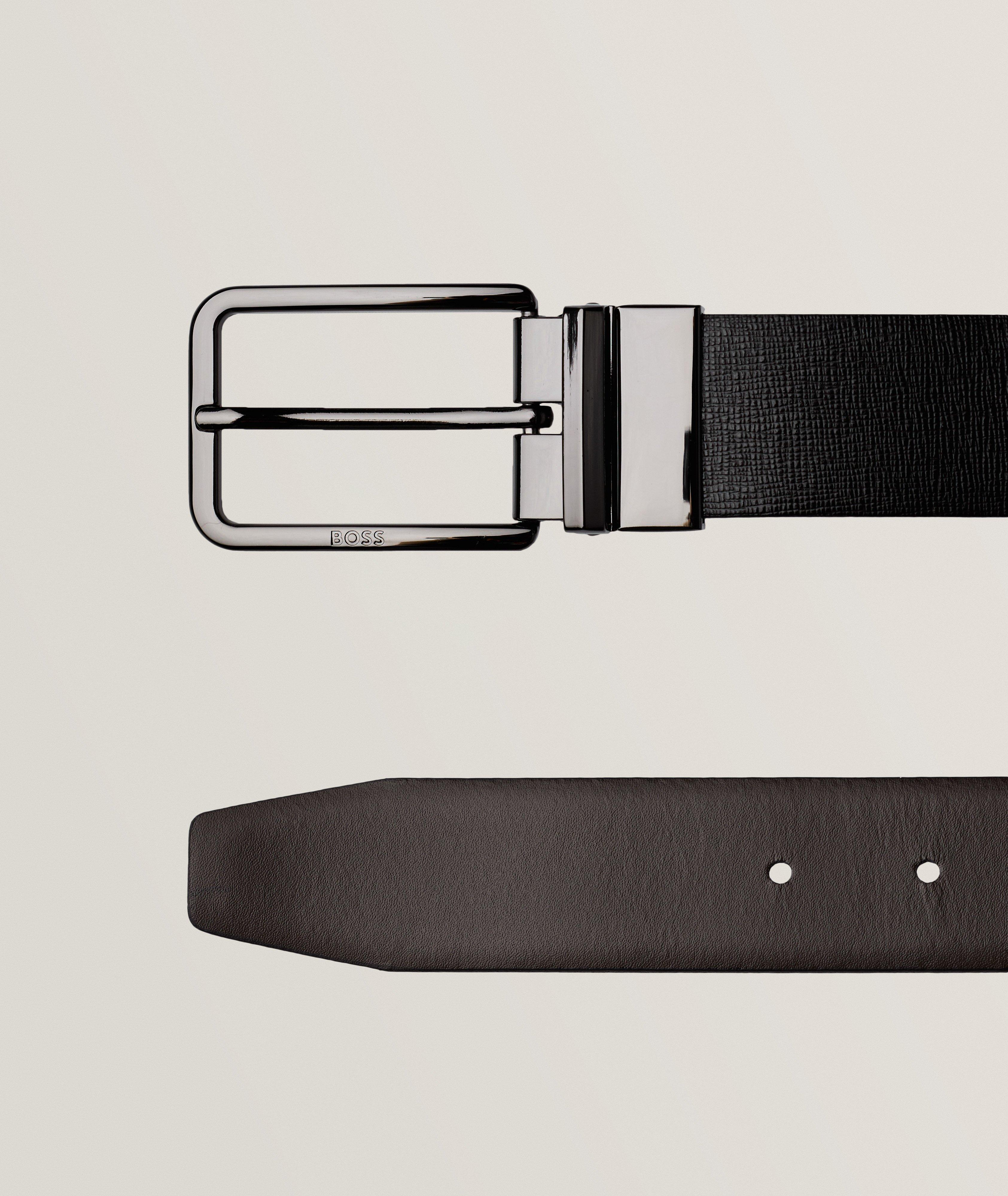 Ocalis Saffiano Leather Belt image 1