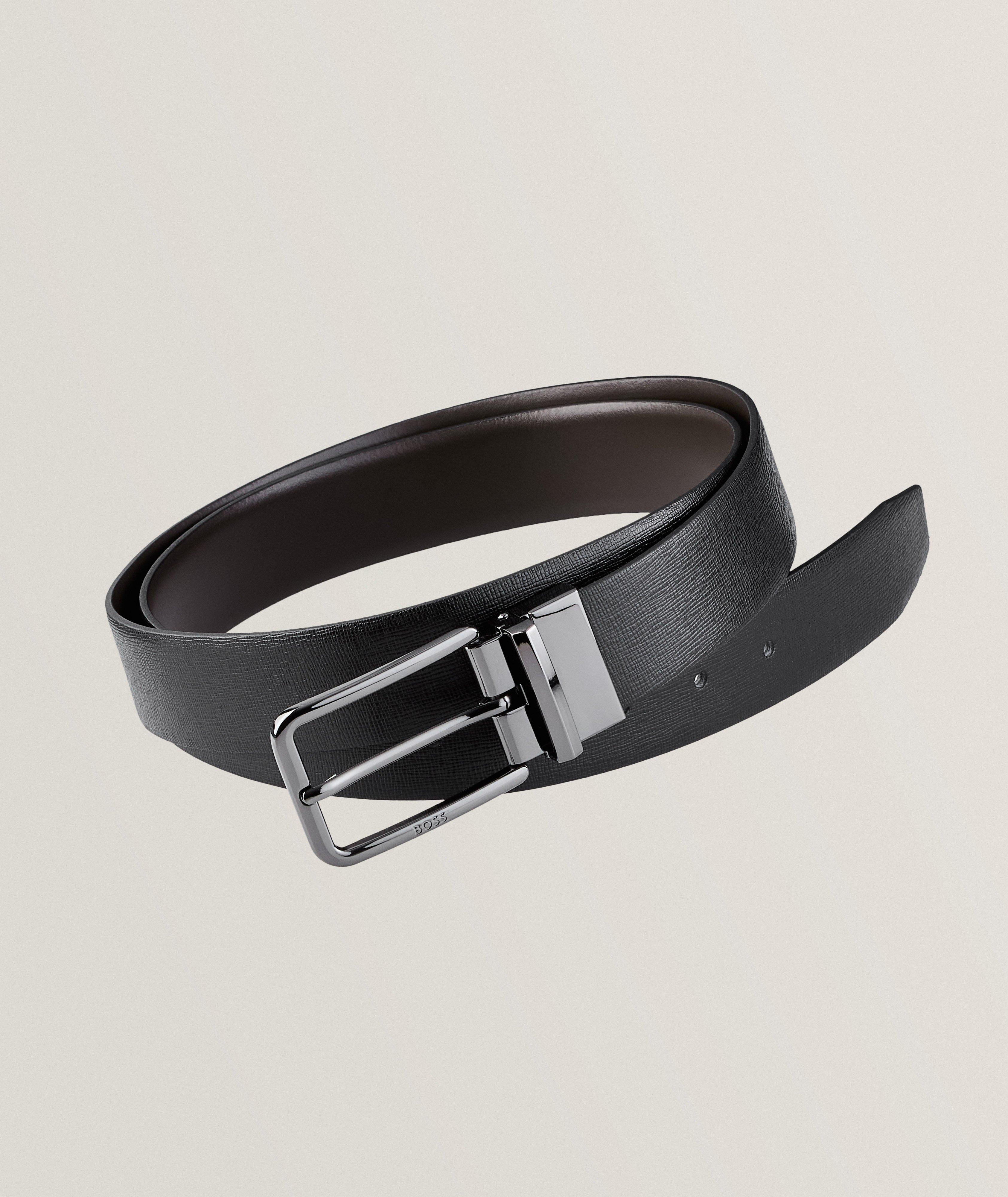 Ocalis Saffiano Leather Belt image 0