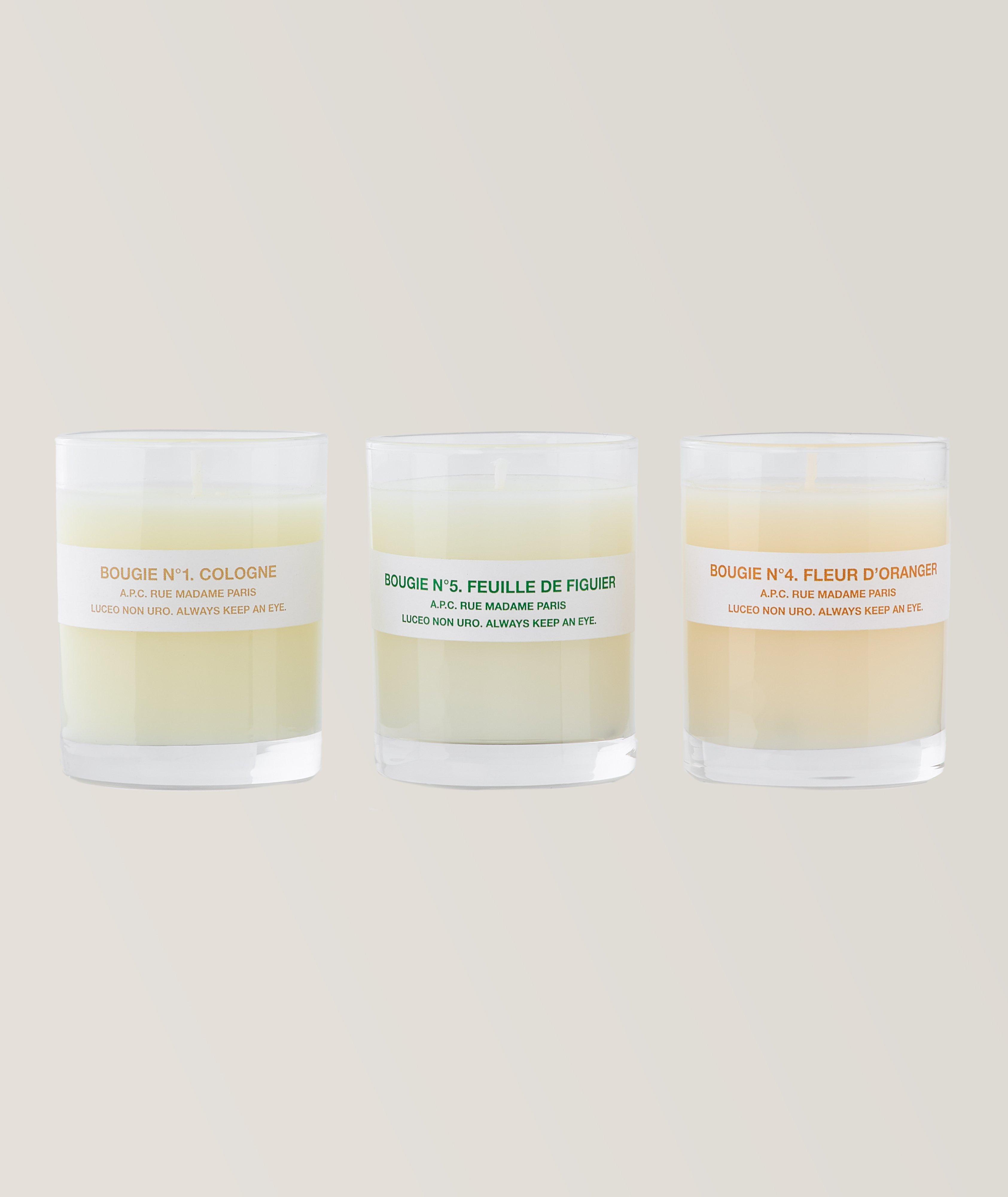 3 Mini Mineral Wax & Paraffin Candle Set image 0