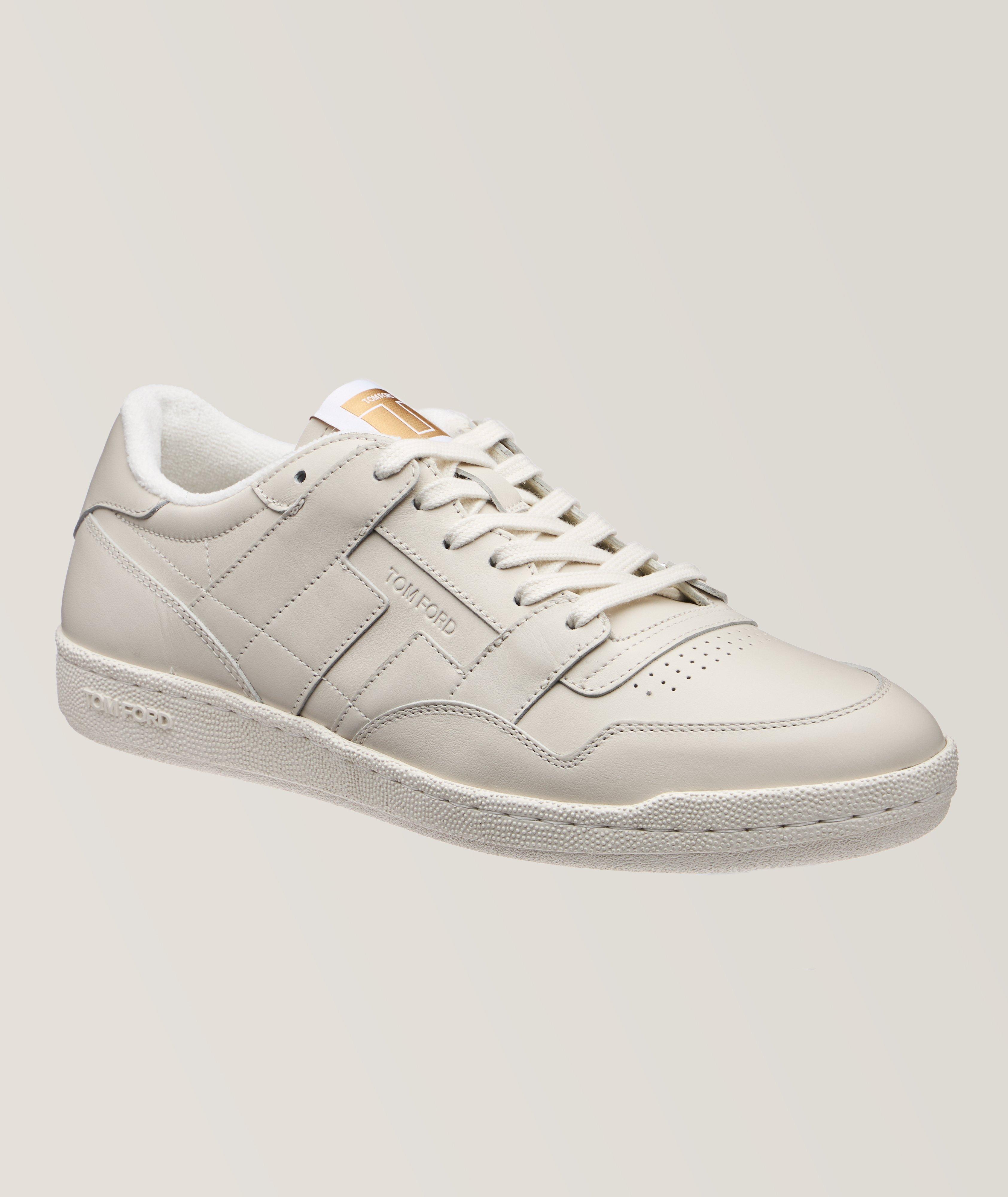 Jake Leather Paneled Sneakers image 0