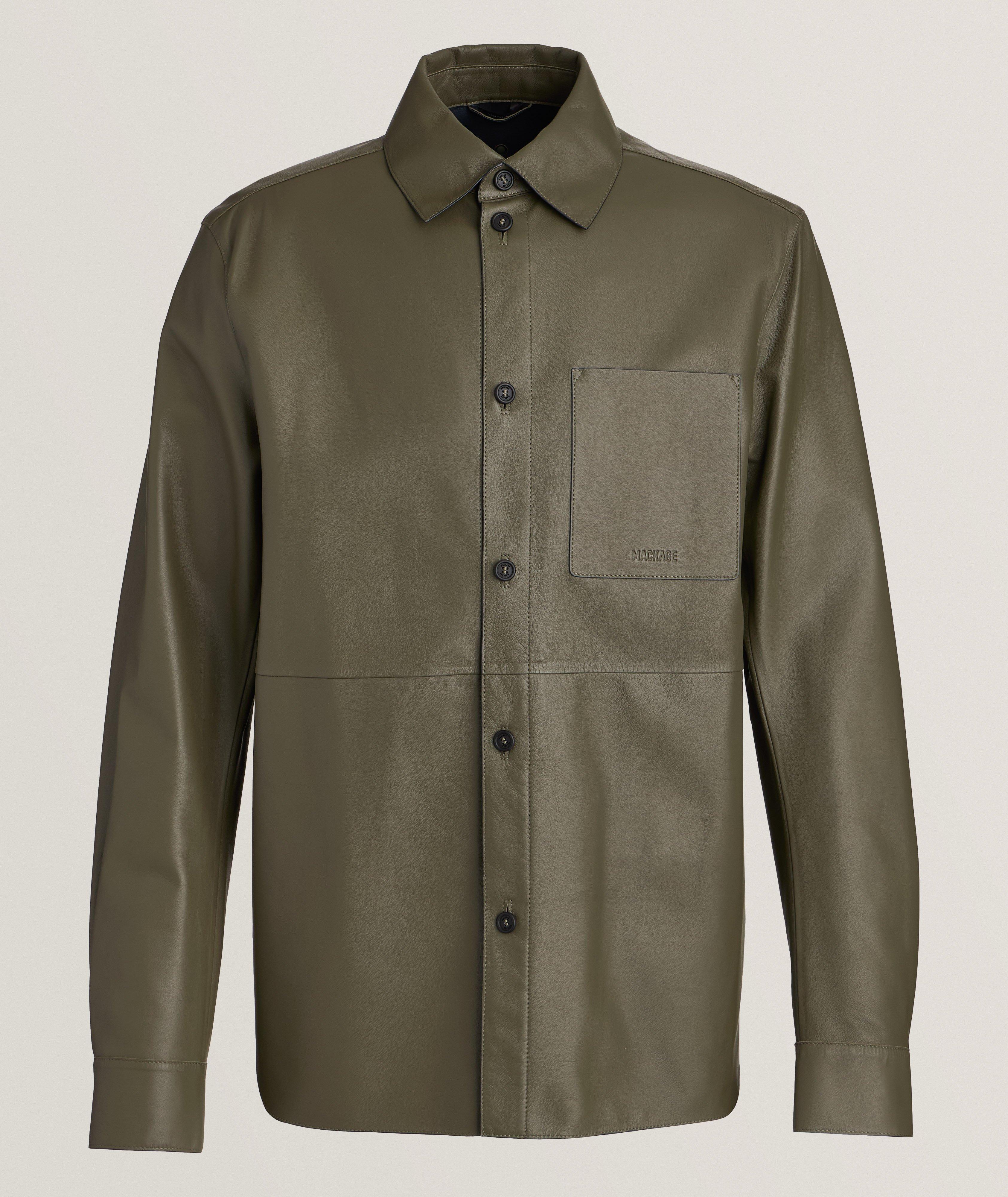 Veste-chemise Remington en cuir d’agneau image 0