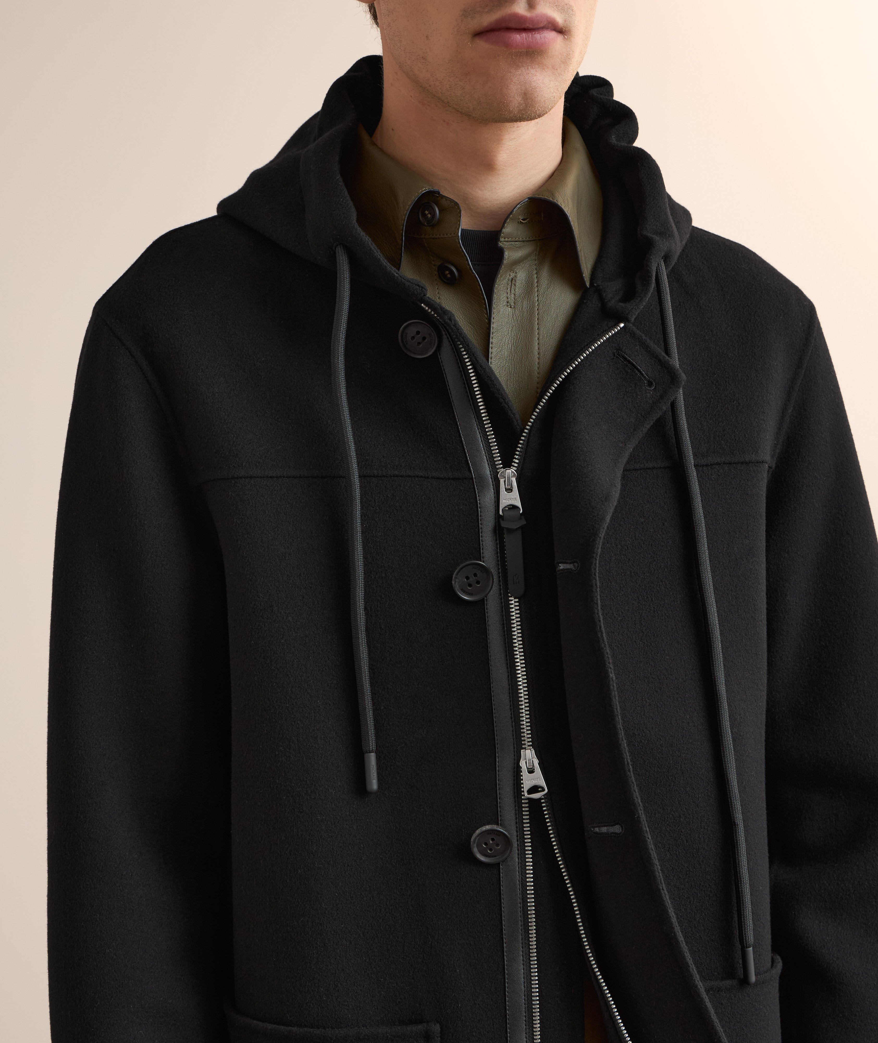 Joshua Double-Face Wool Long Duffle Coat image 3