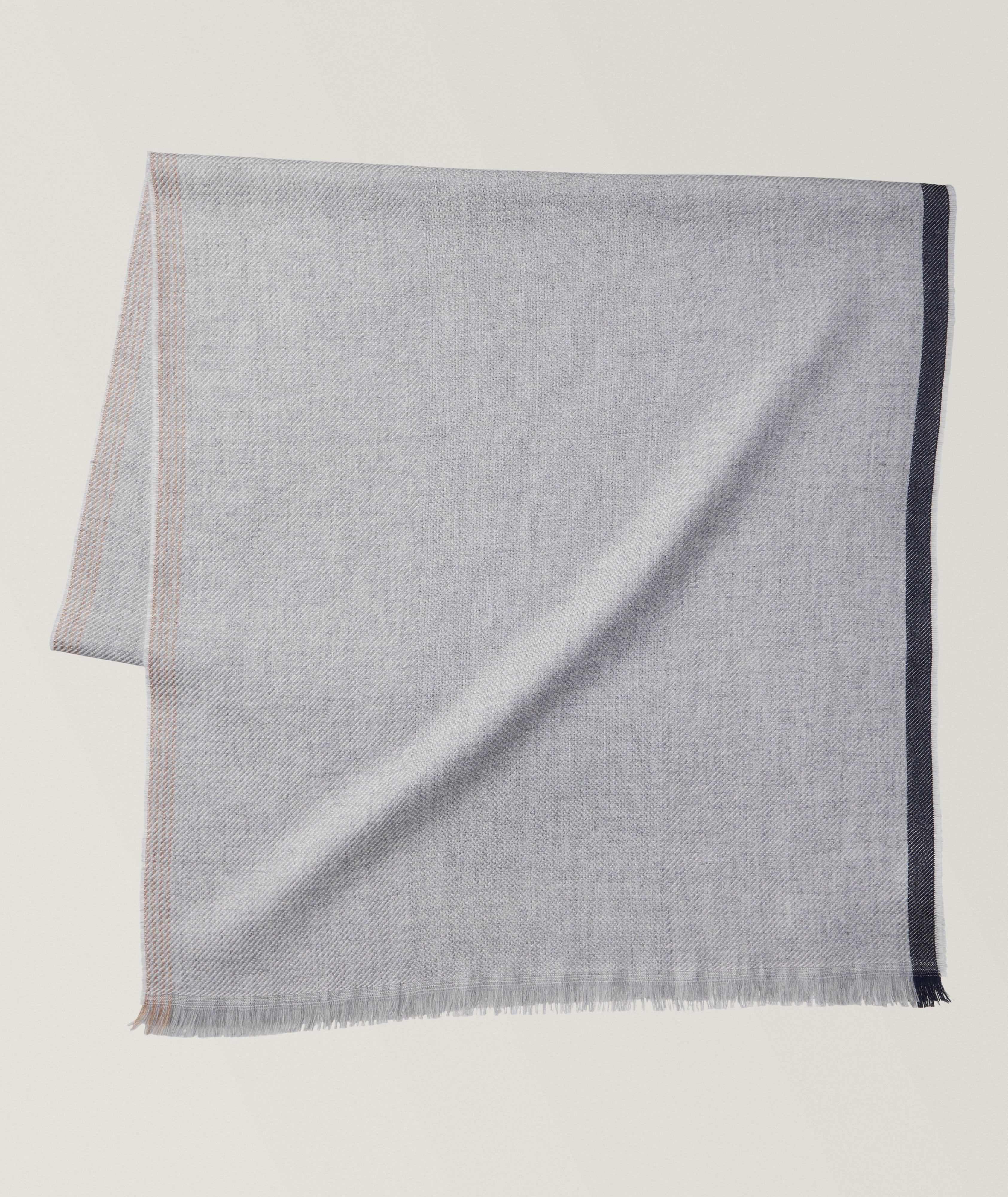 Herringbone Wool-Cashmere Scarf image 0