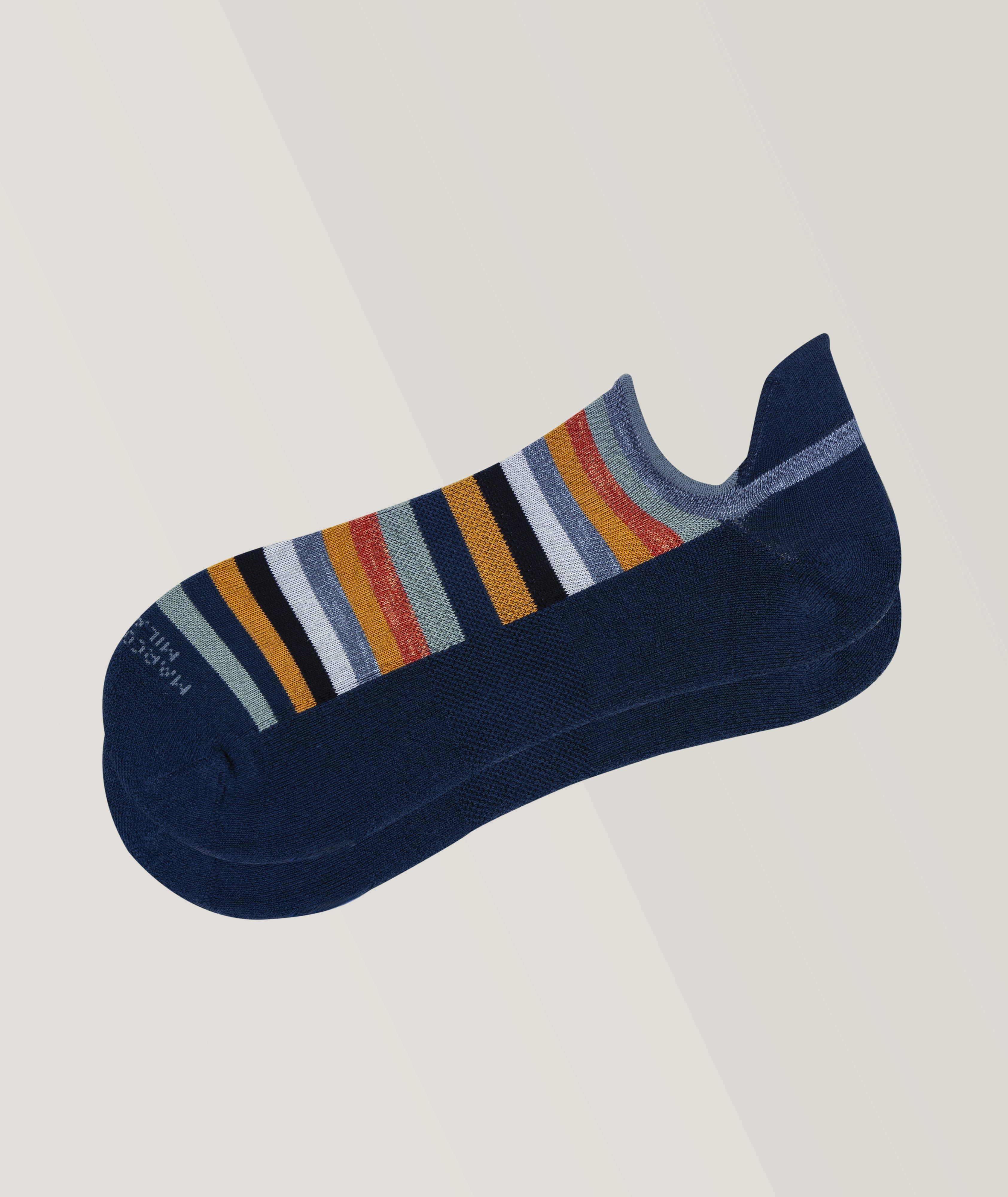 Rainbow Stripe Invisible Sneaker Socks image 0
