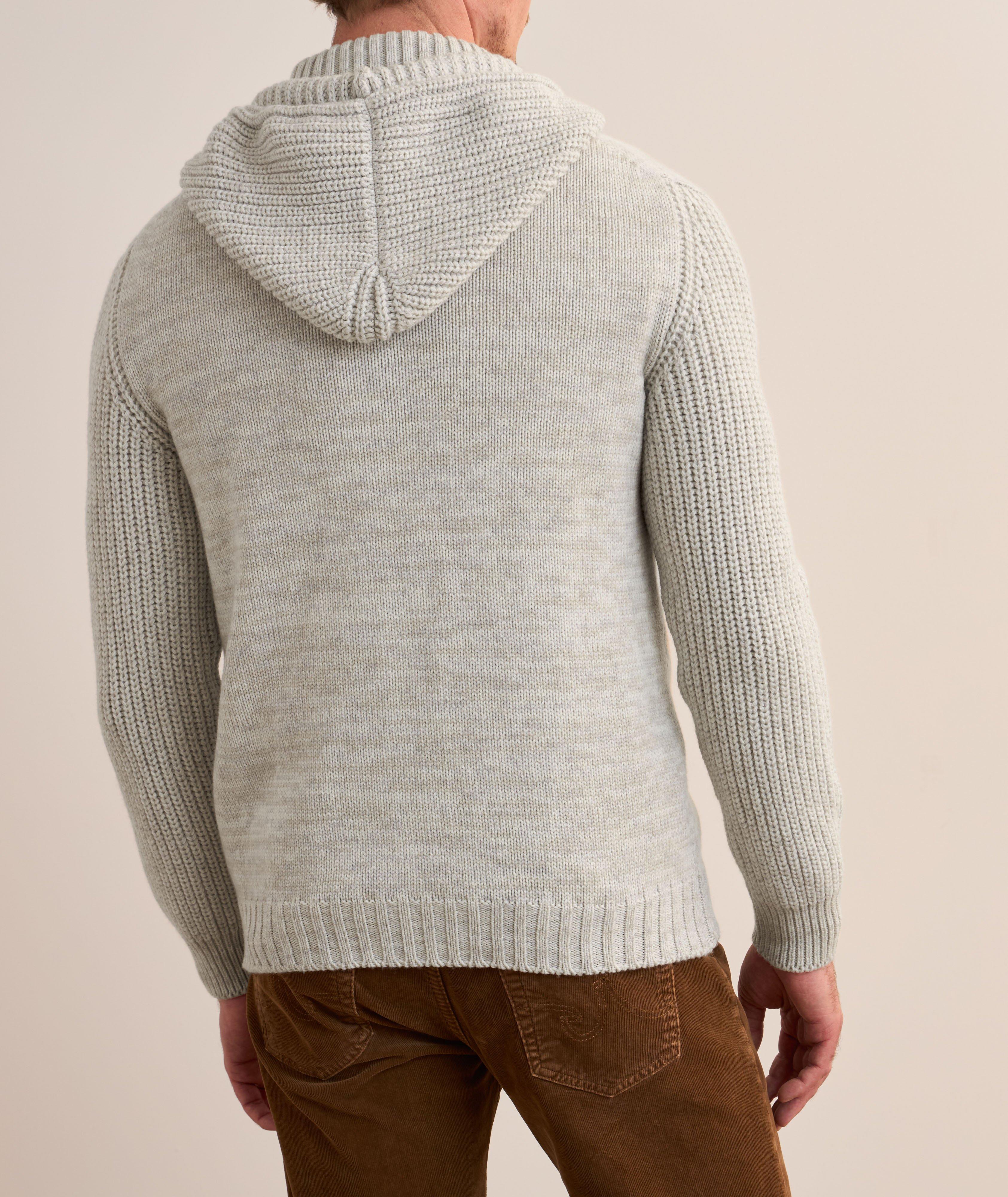 Cashmere Full-Zip Hooded Sweater  image 2