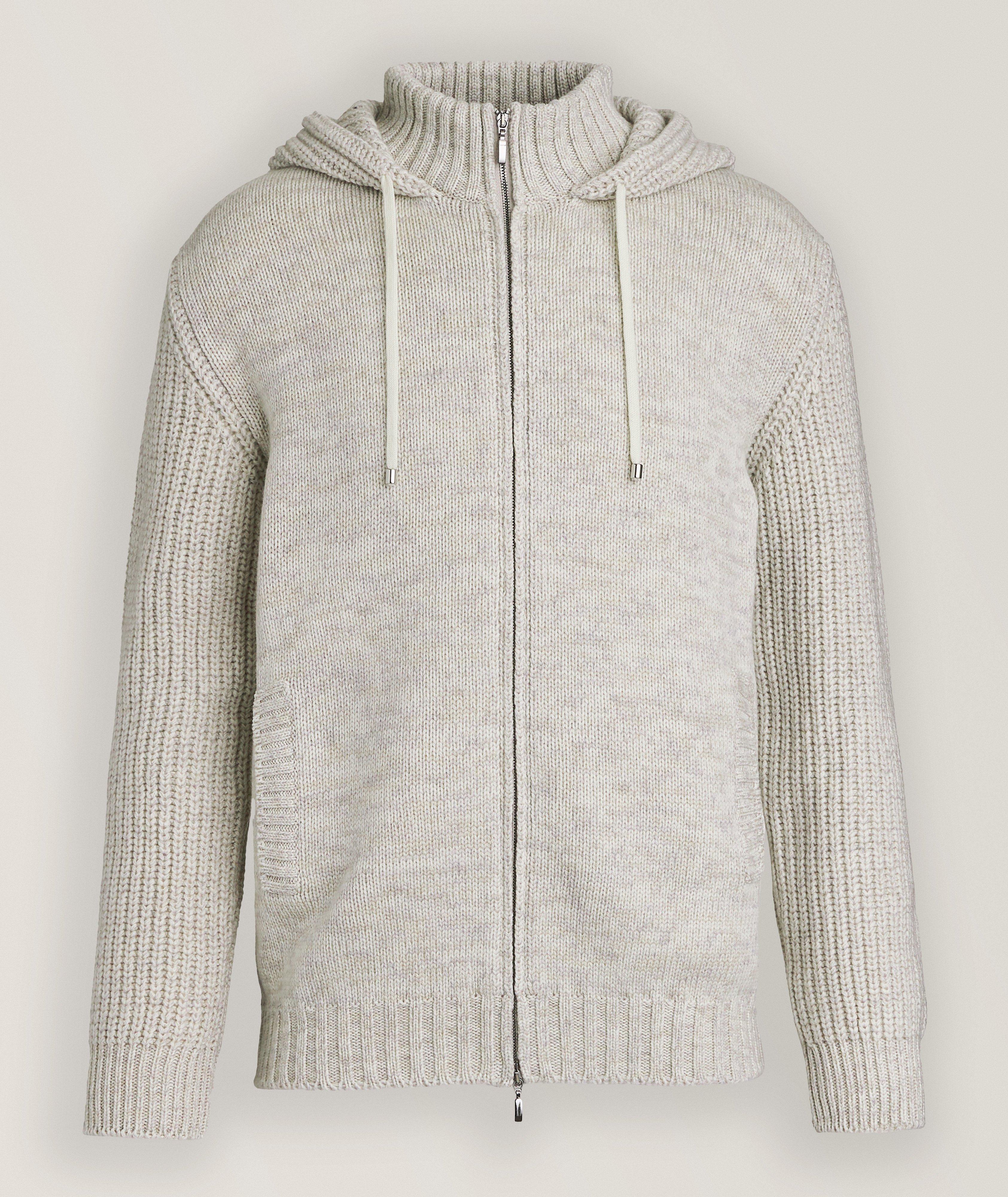 Cashmere Full-Zip Hooded Sweater  image 0