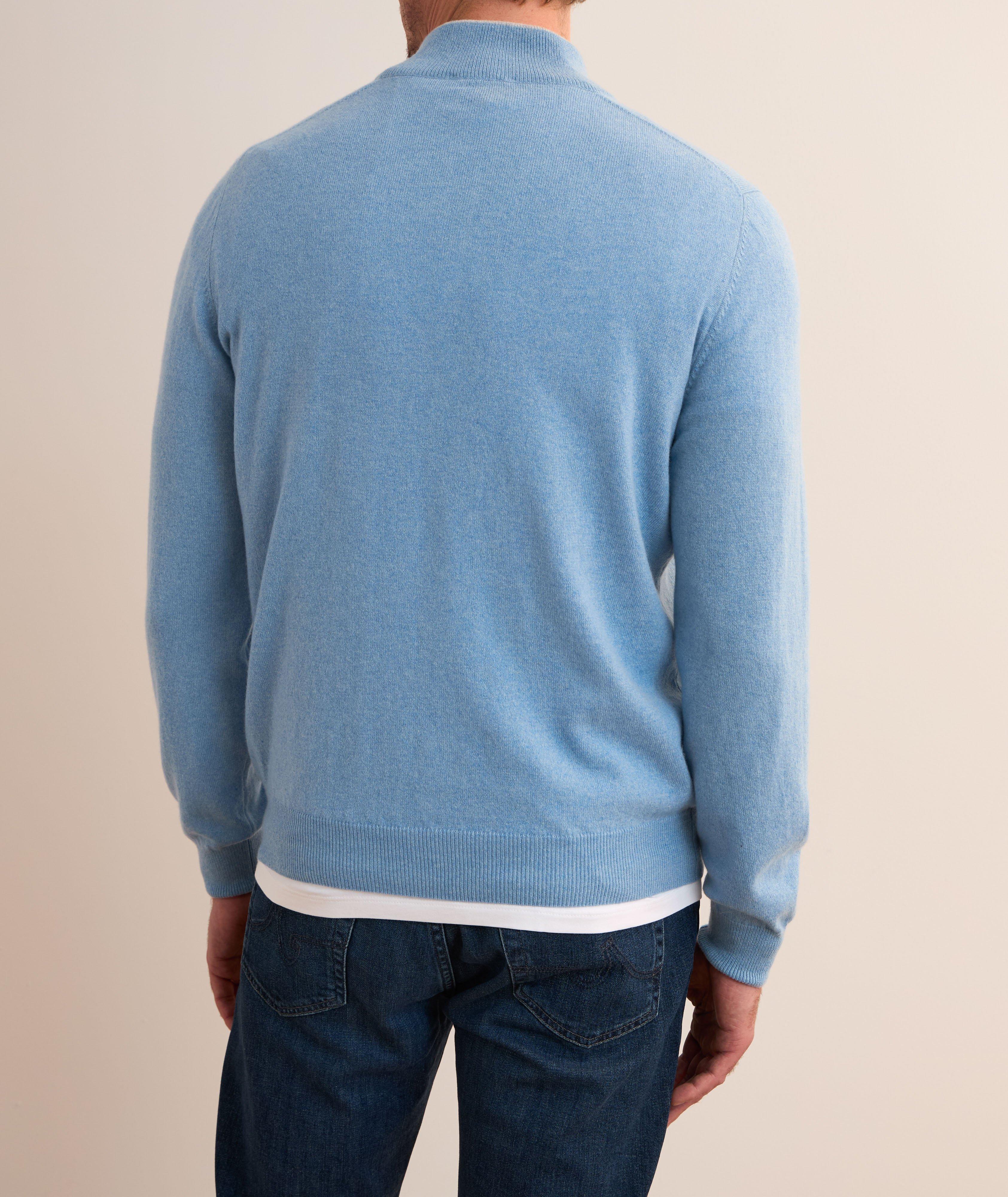 Cashmere Mock Button Sweater  image 2