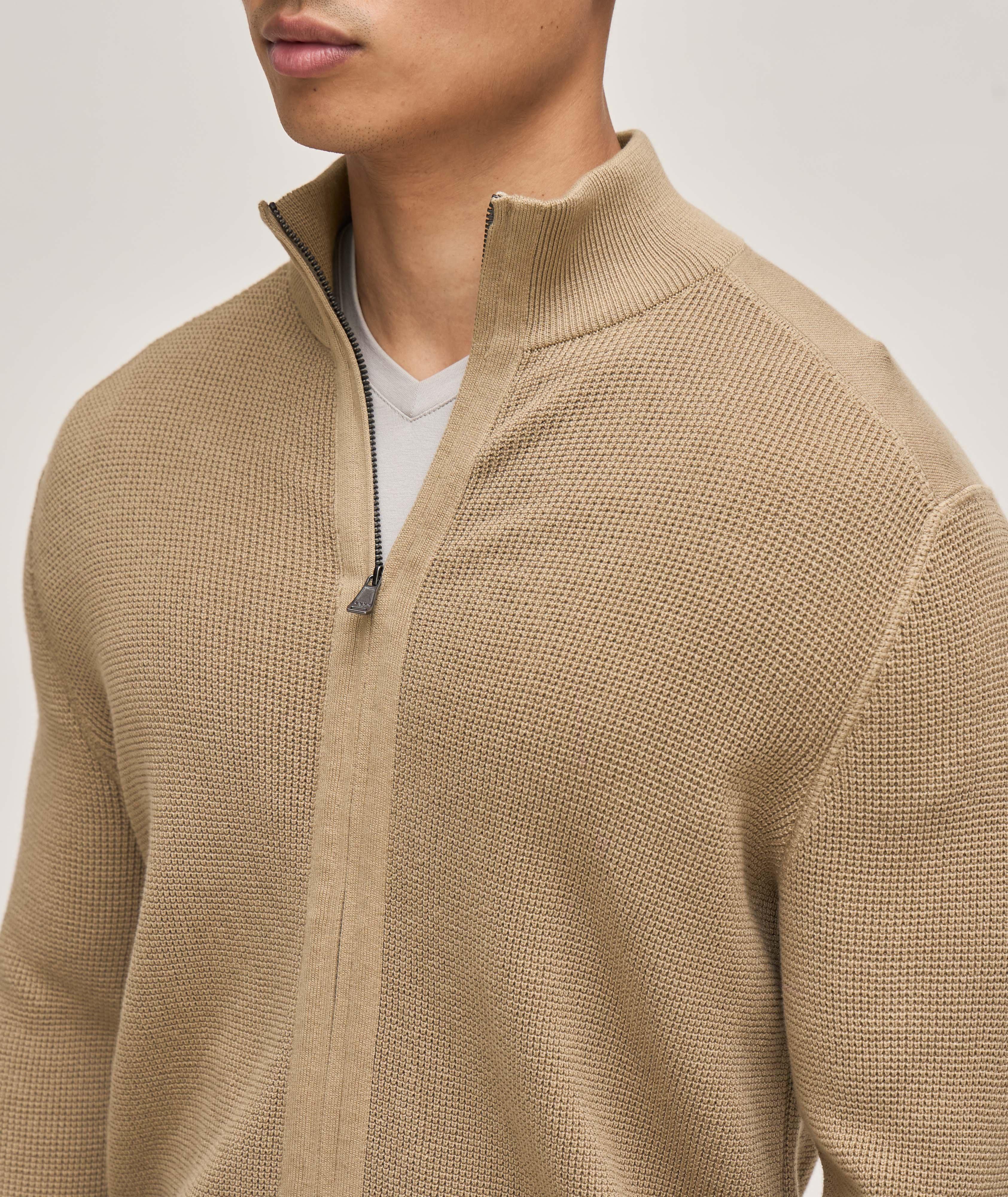 Okon Full-Zip Knit Sweater image 3