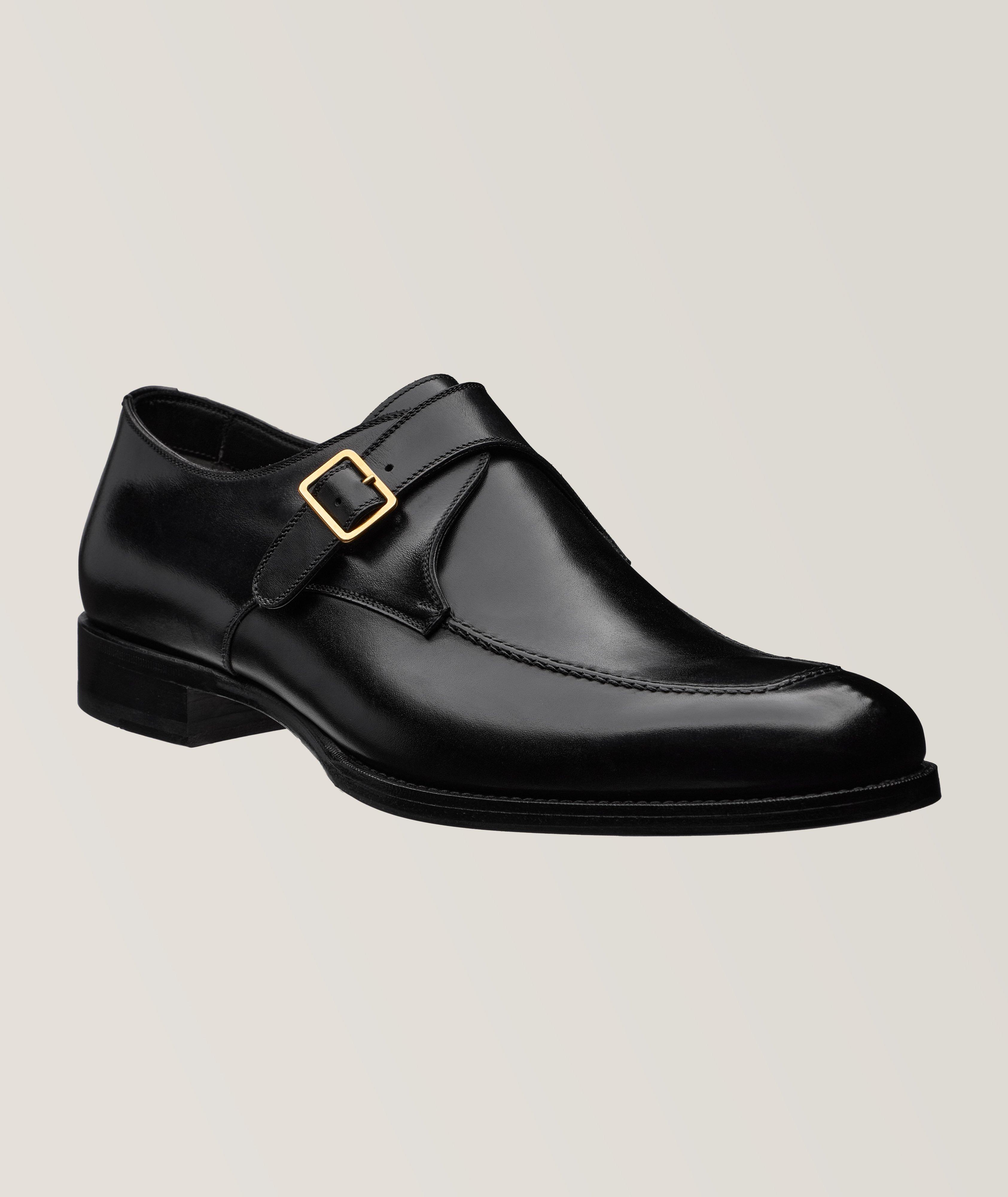 TOM FORD Smooth Leather Monkstraps