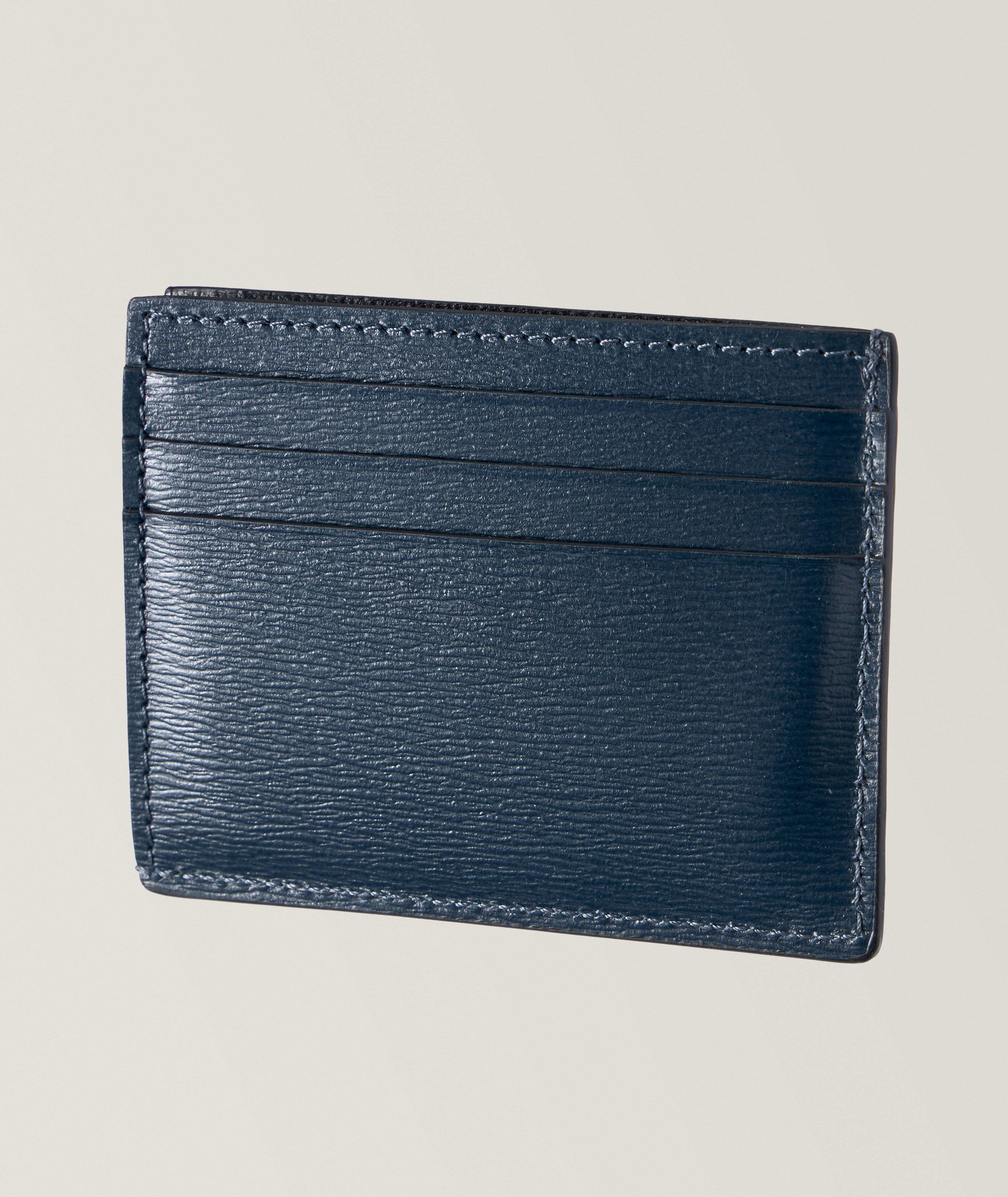 Grained Leather Card Holder image 1