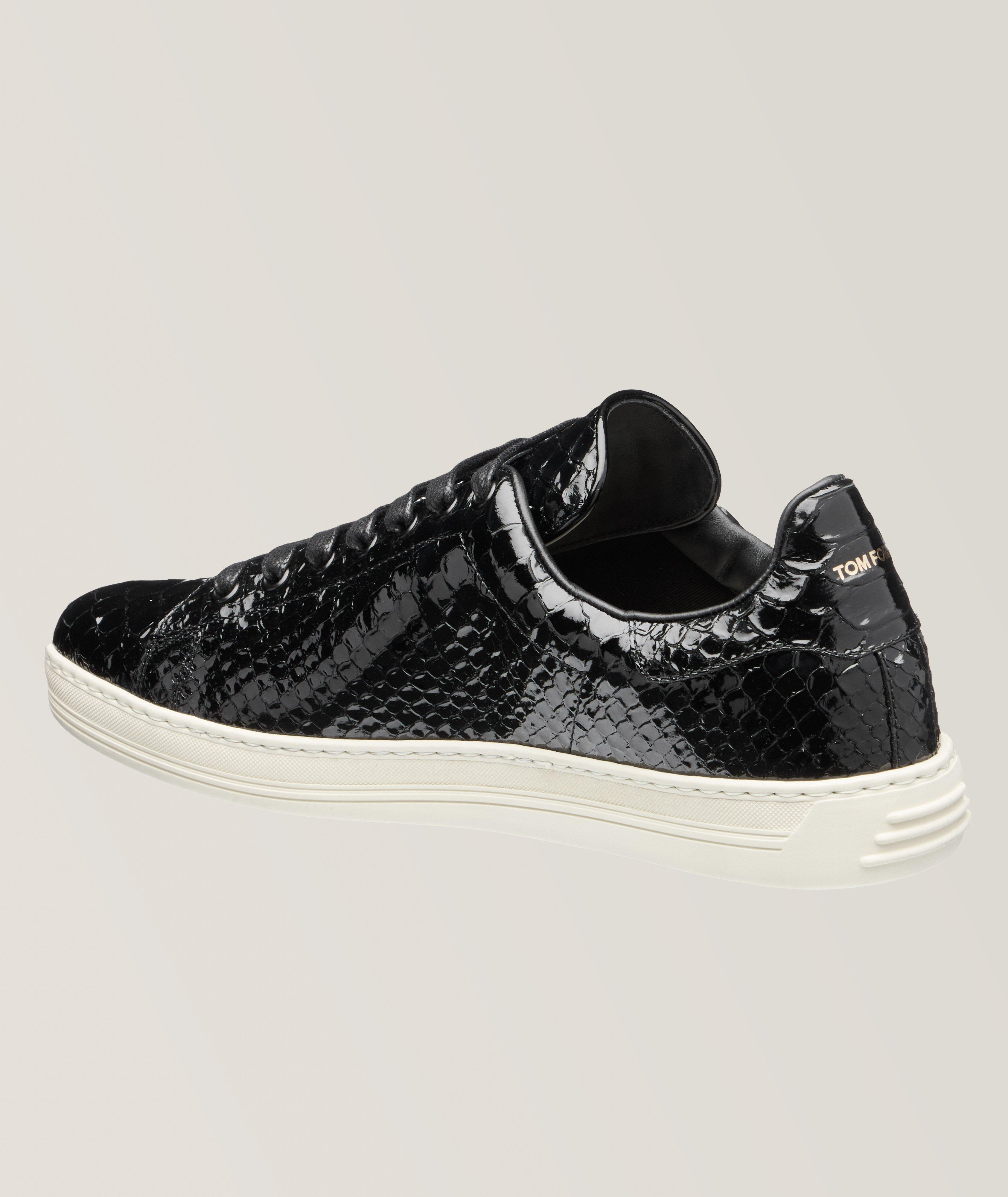 Embossed Crocodile Effect Sneakers  image 1