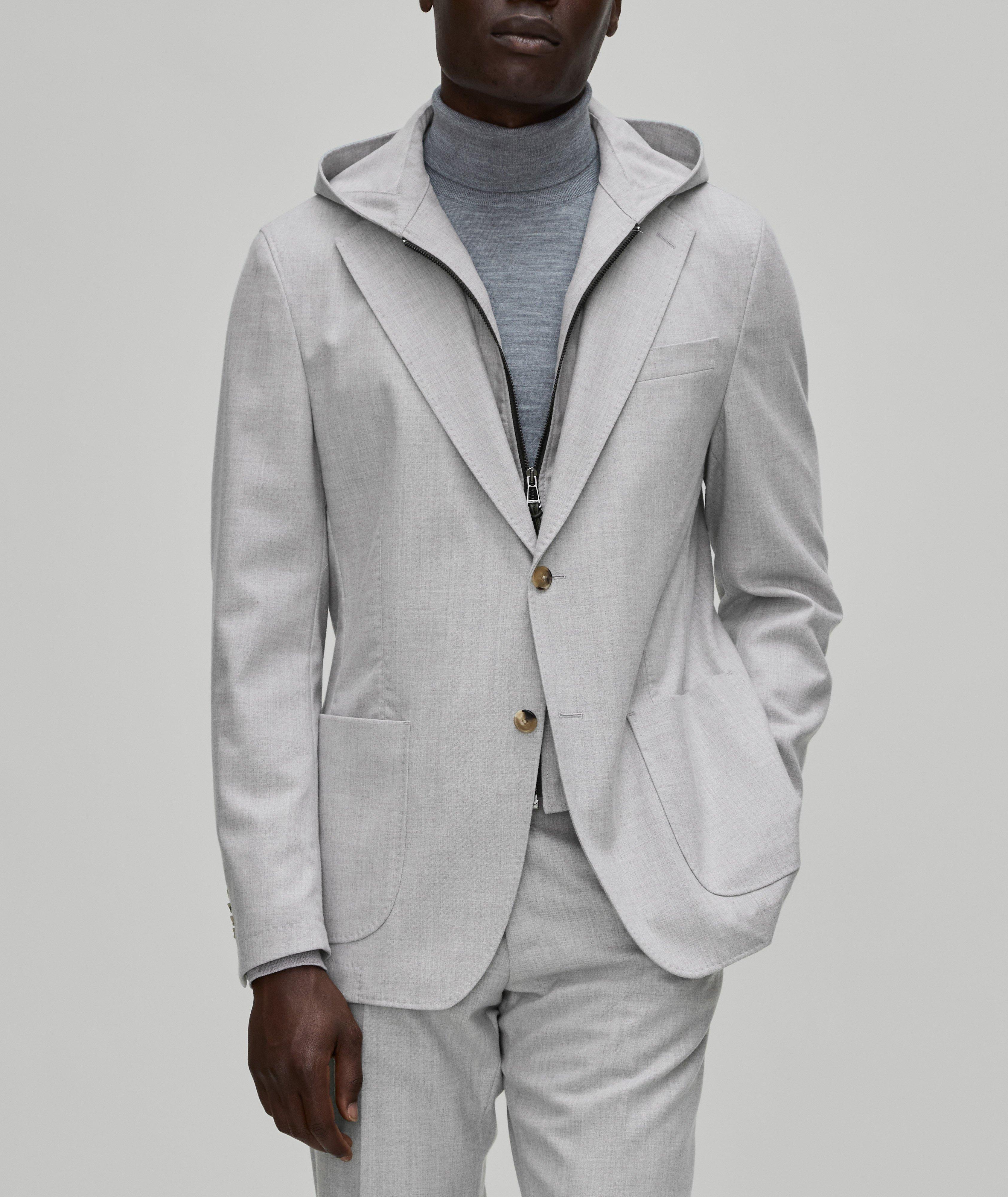 Gilo Stretch-Wool Blend Insert Sport Jacket  image 1