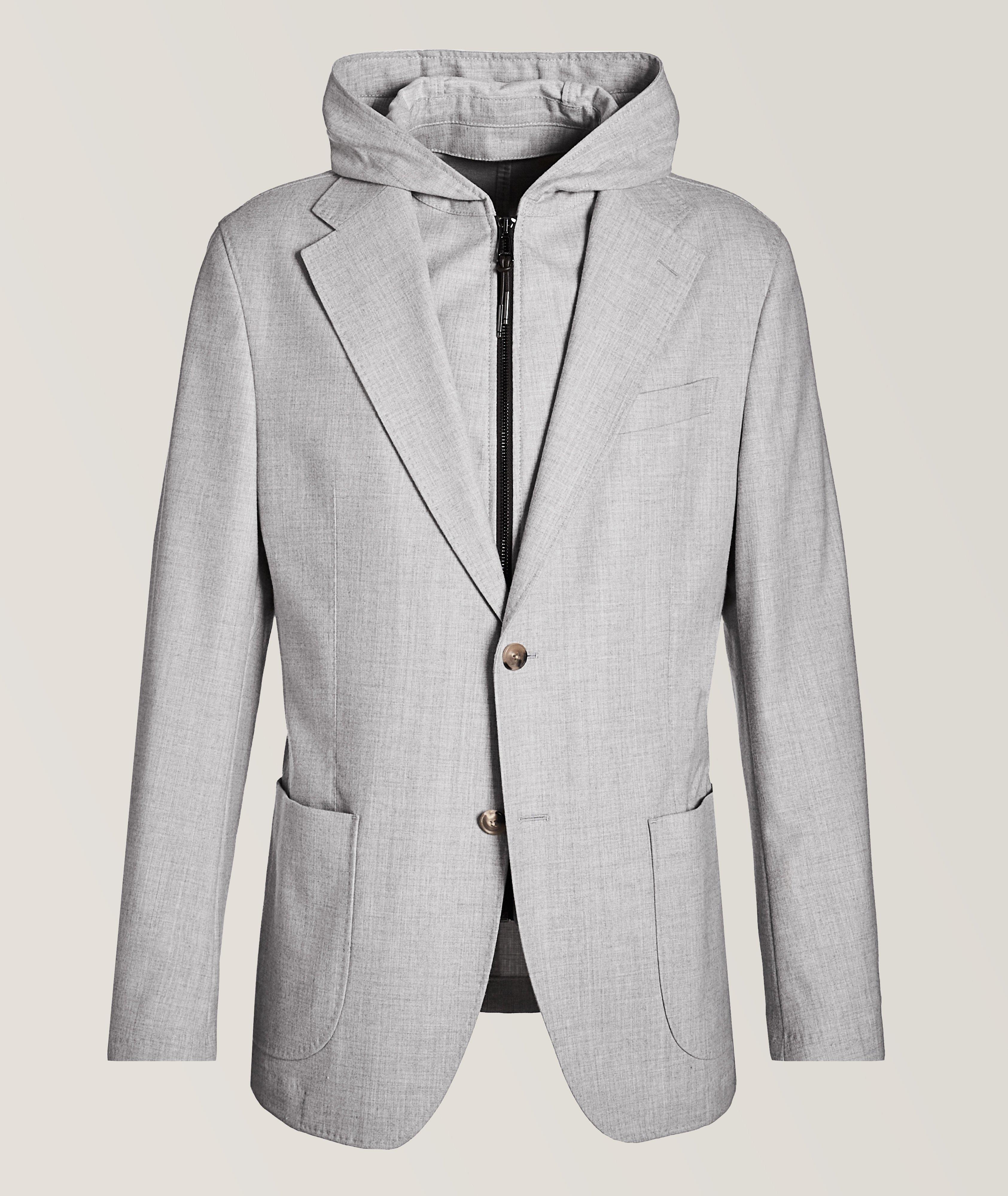 Gilo Stretch-Wool Blend Insert Sport Jacket  image 0