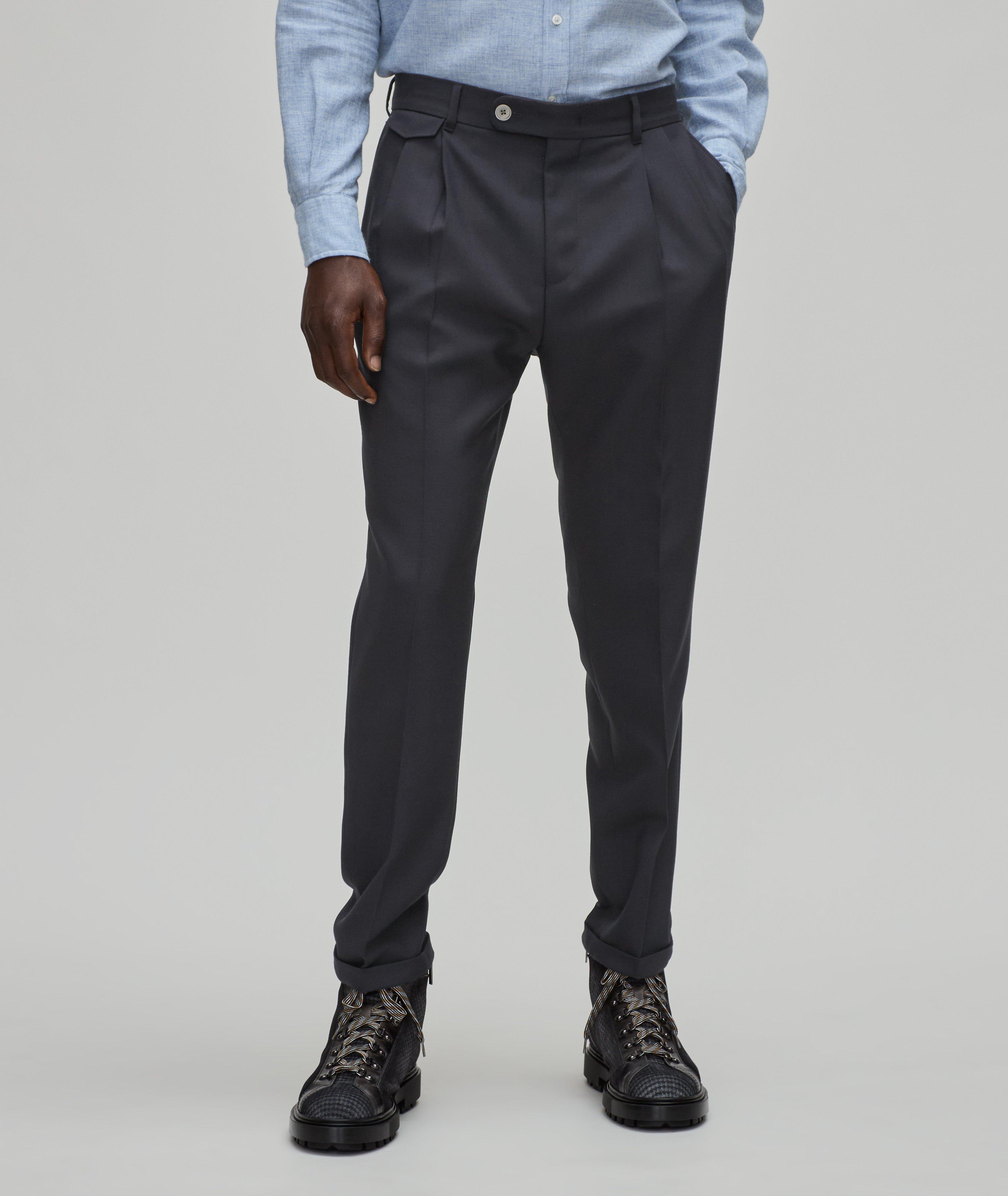 Serpo Wool Pleated Pants