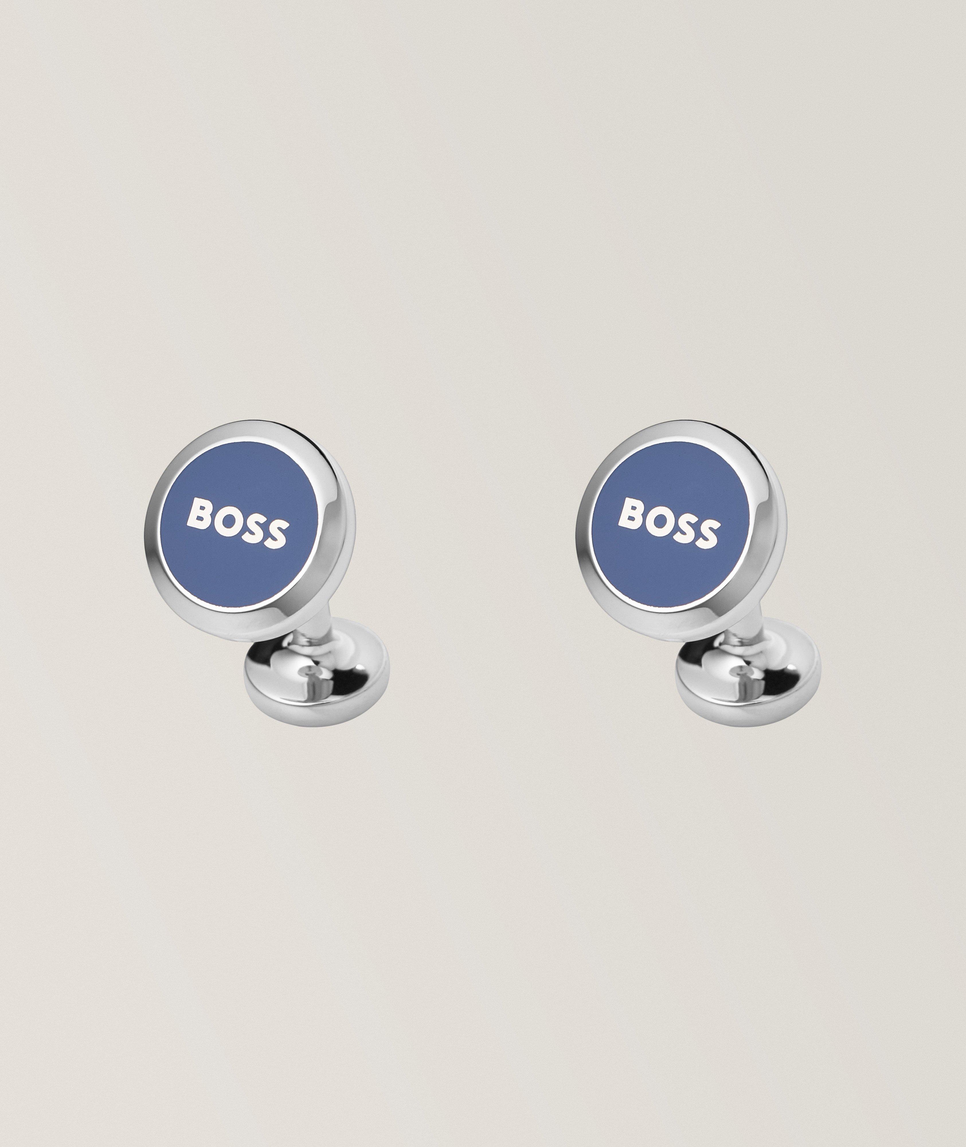 Logo Round Cufflinks  image 0