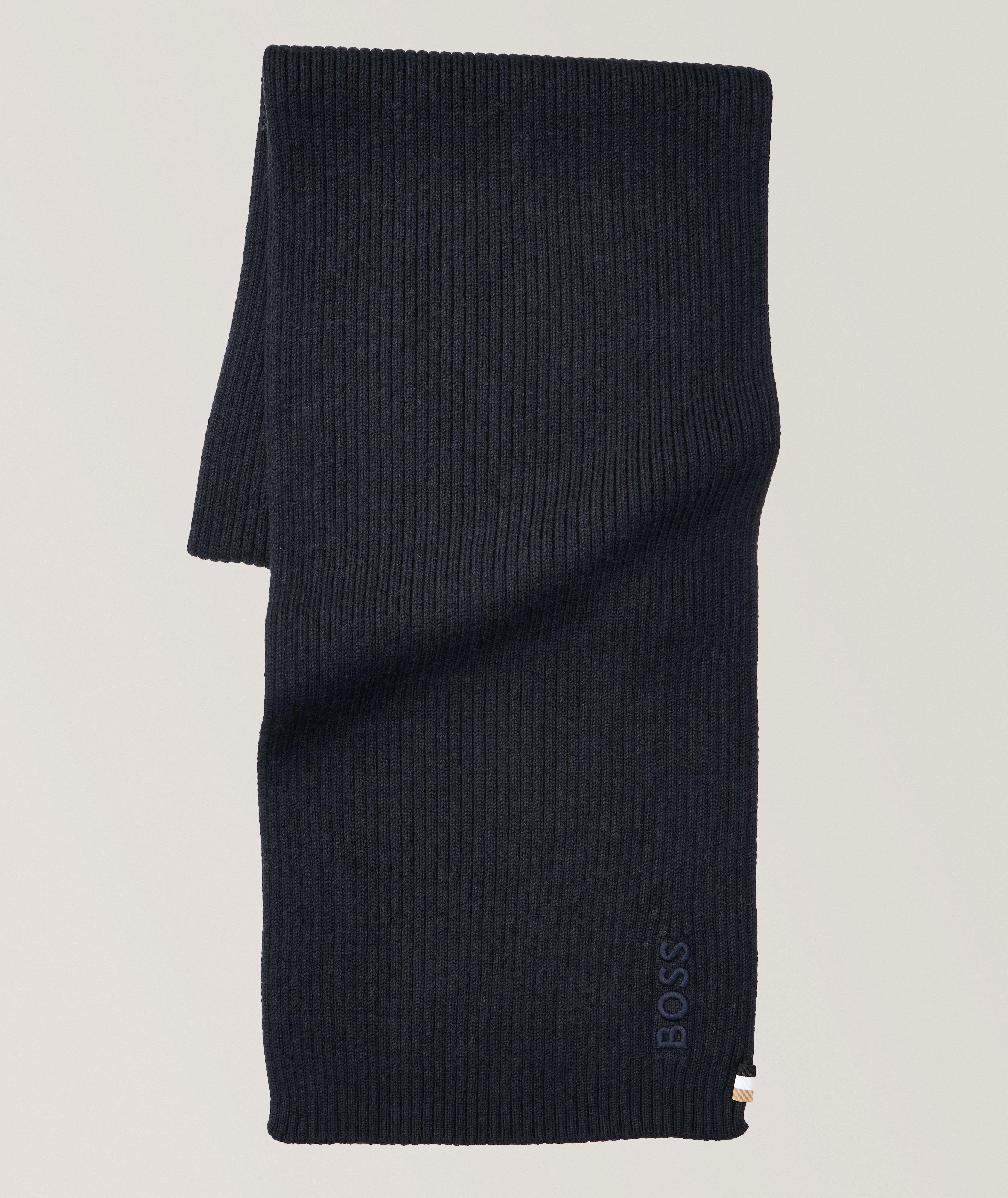 Magico Wool-Blend Ribbed Scarf image 0