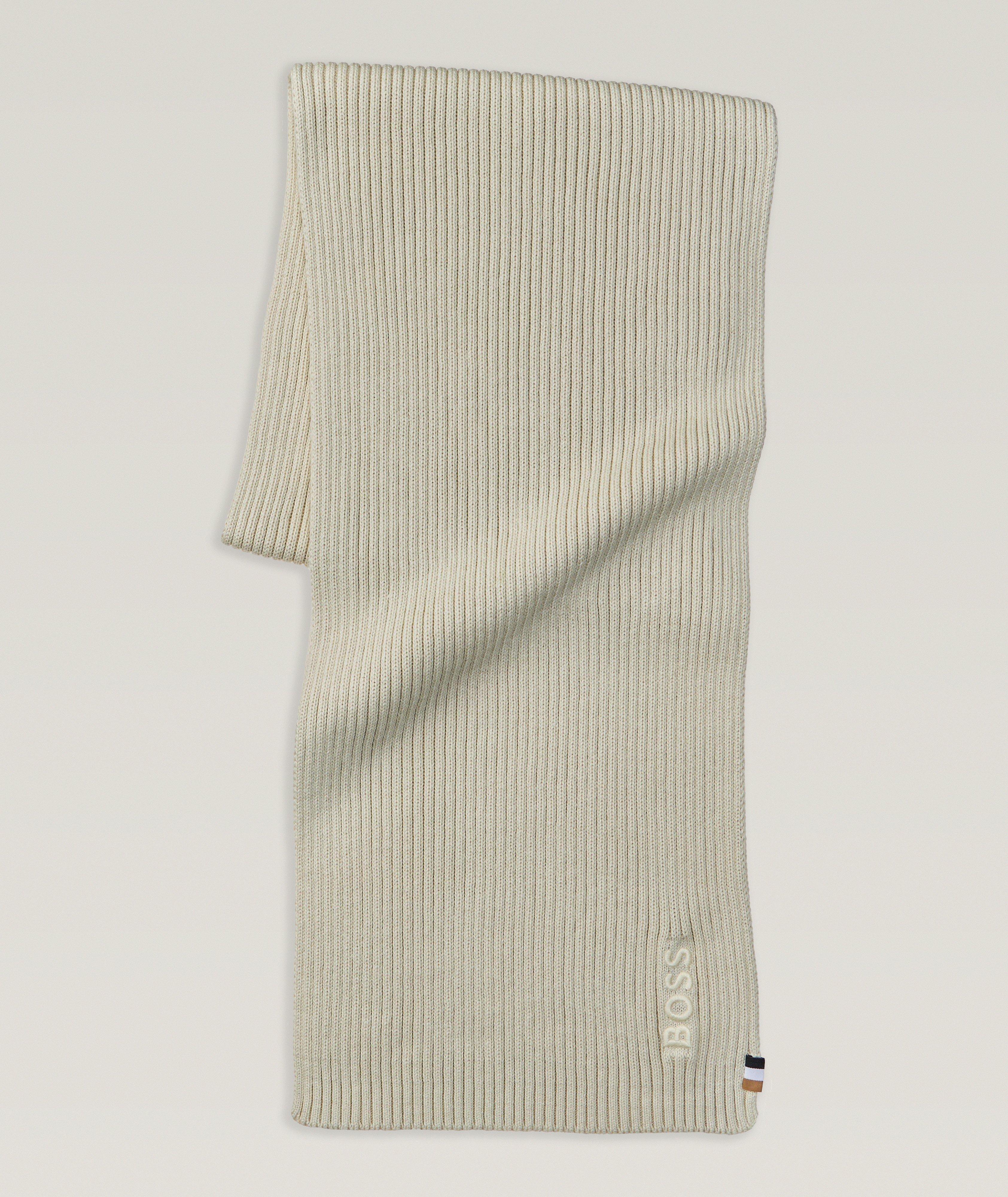 Magico Wool-Blend Ribbed Scarf image 0