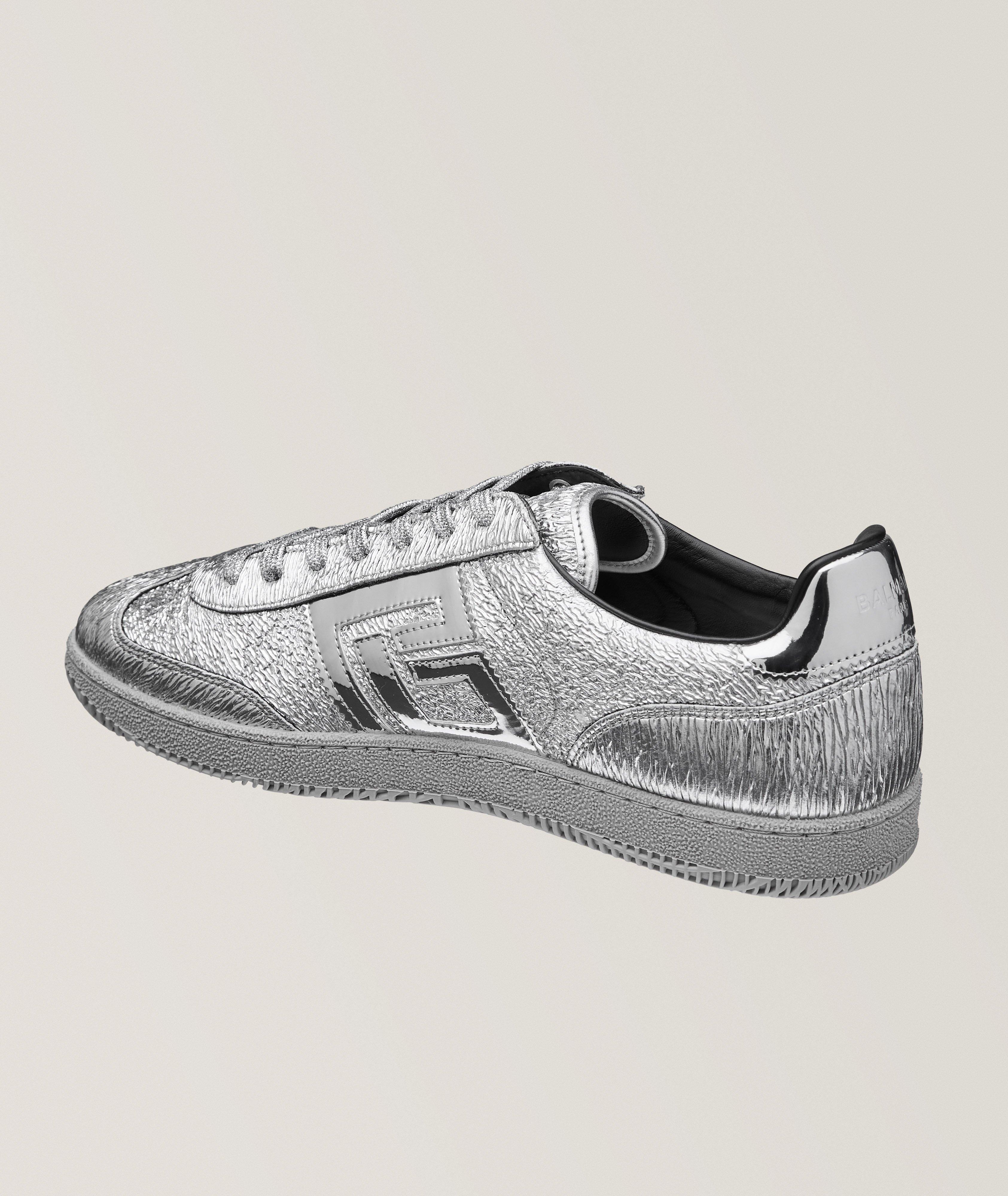 Swan Mirror Leather Sneakers image 1