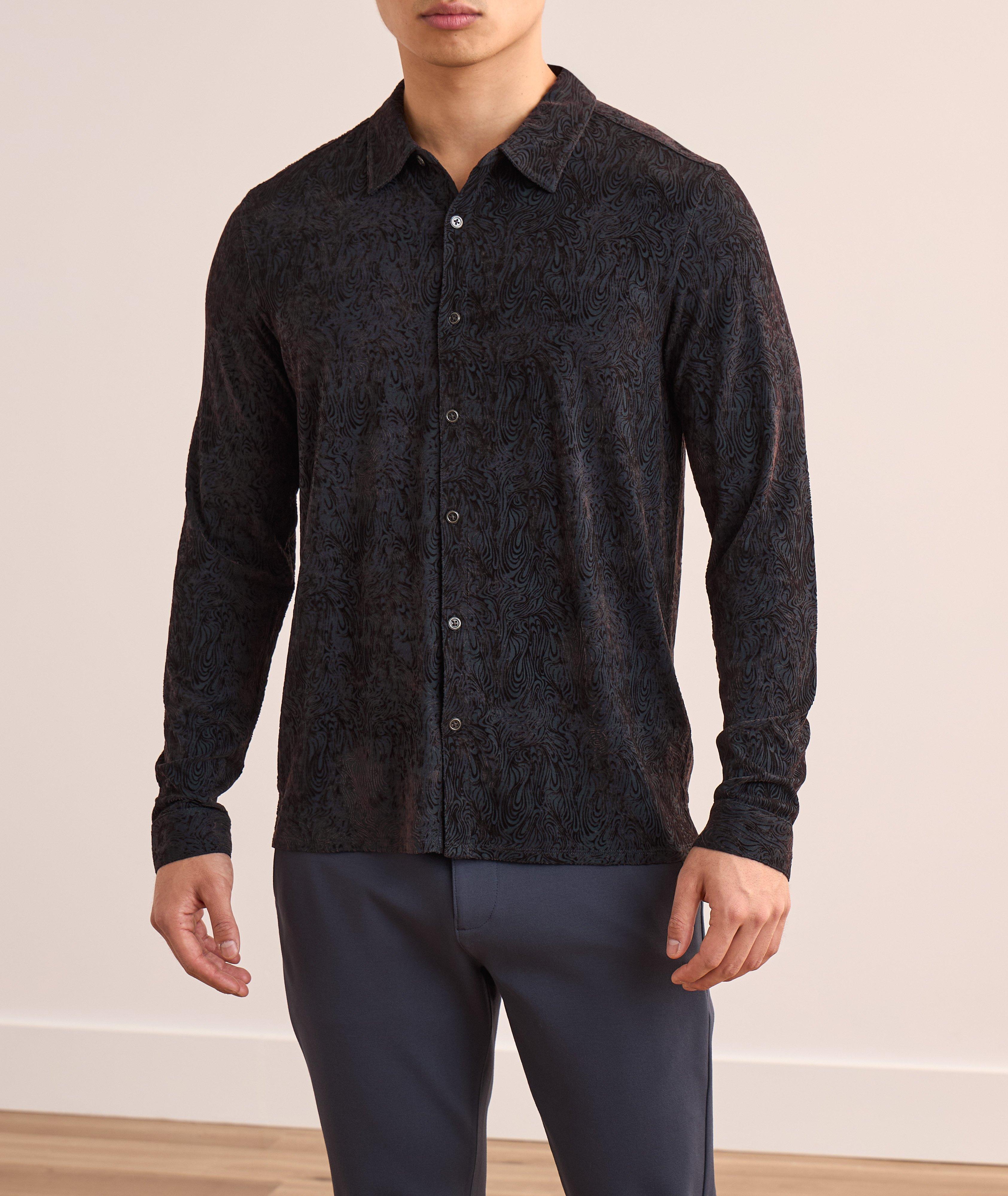 Wave Textured Modal-Blend Shirt image 1