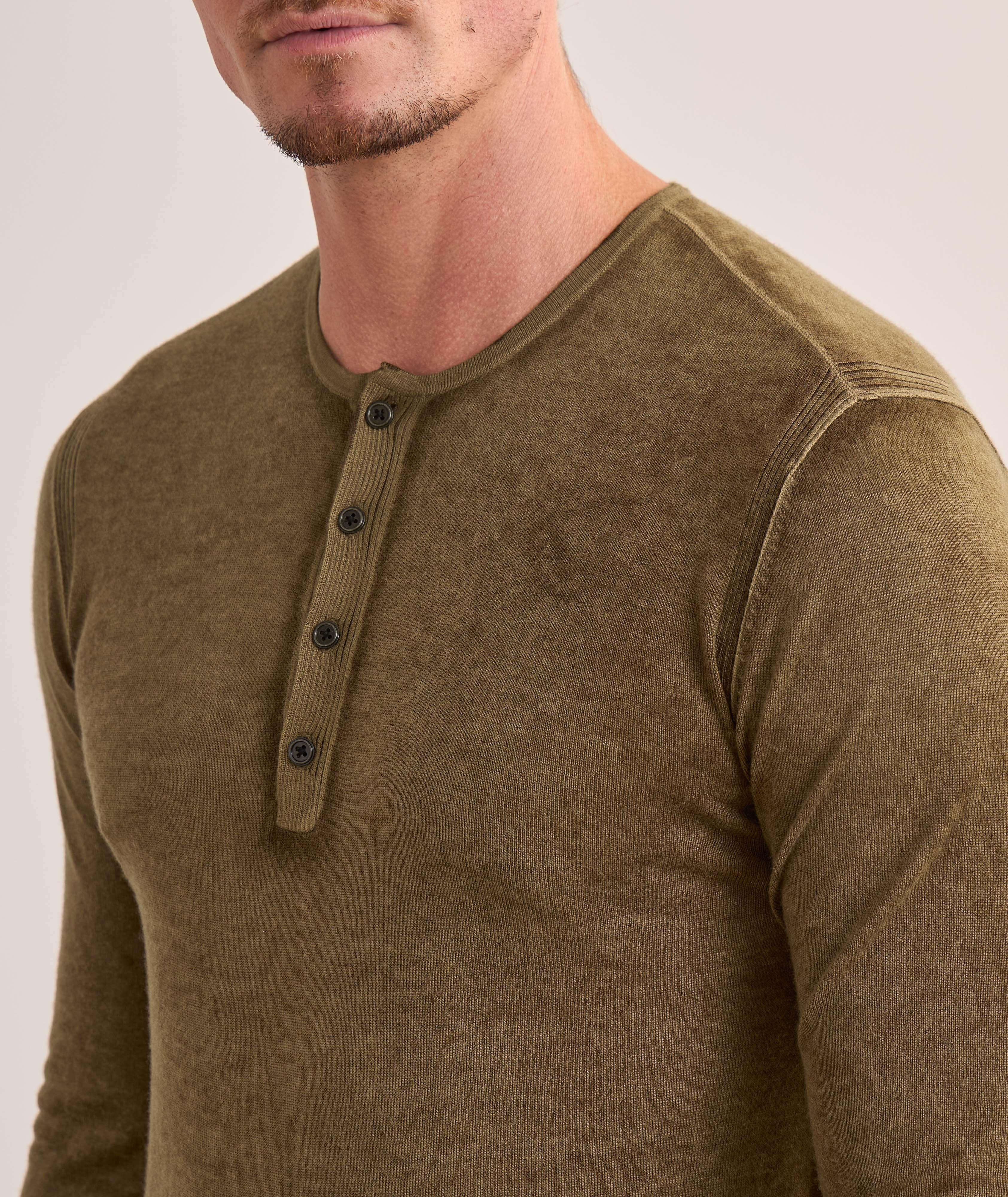 Pull en soie et en cachemire à encolure boutonnée image 3
