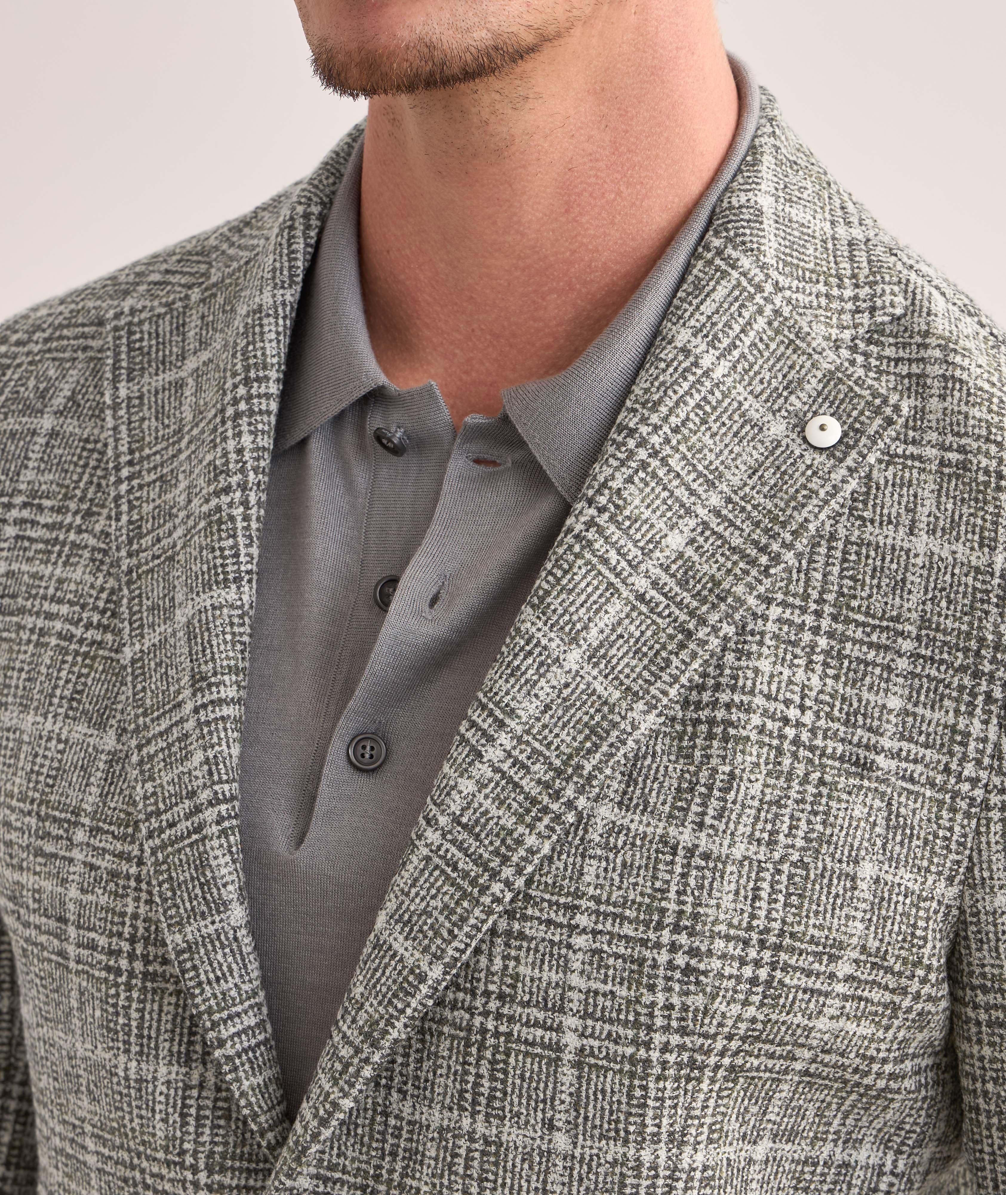 Check Wool-Blend Sport Jacket  image 3