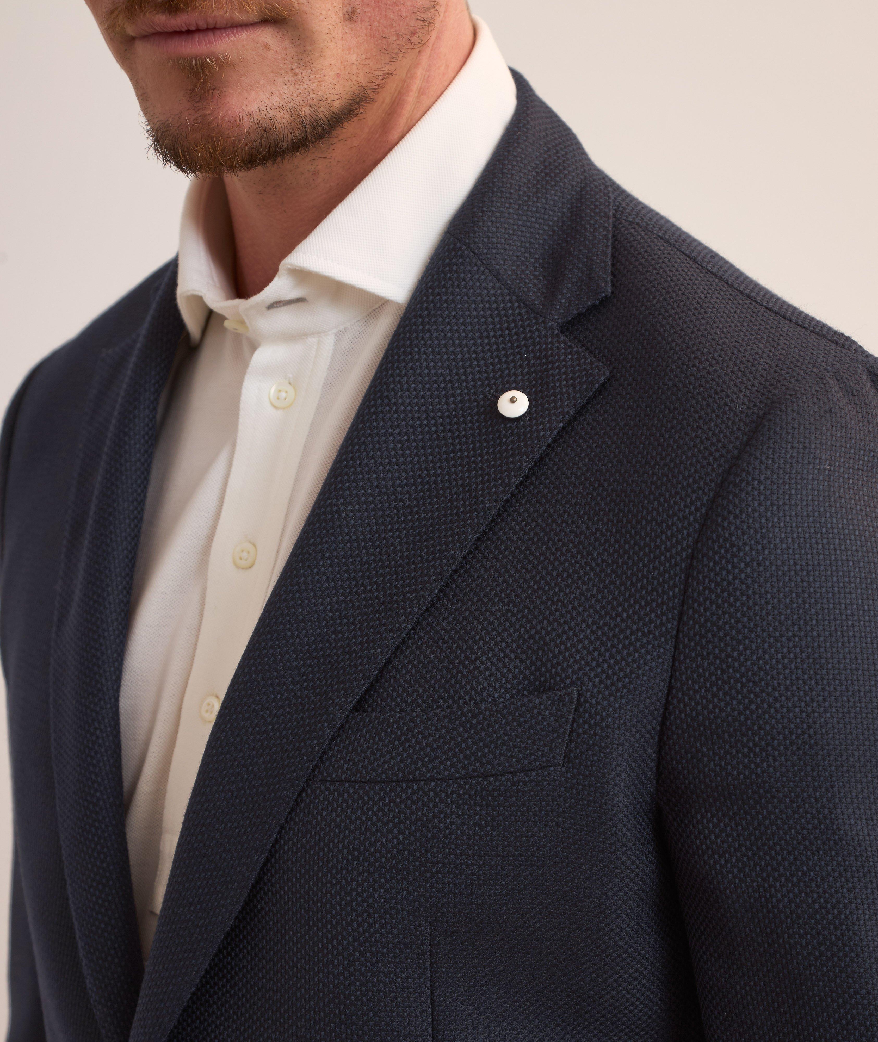 Textured Virgin Wool Sport Jacket  image 3