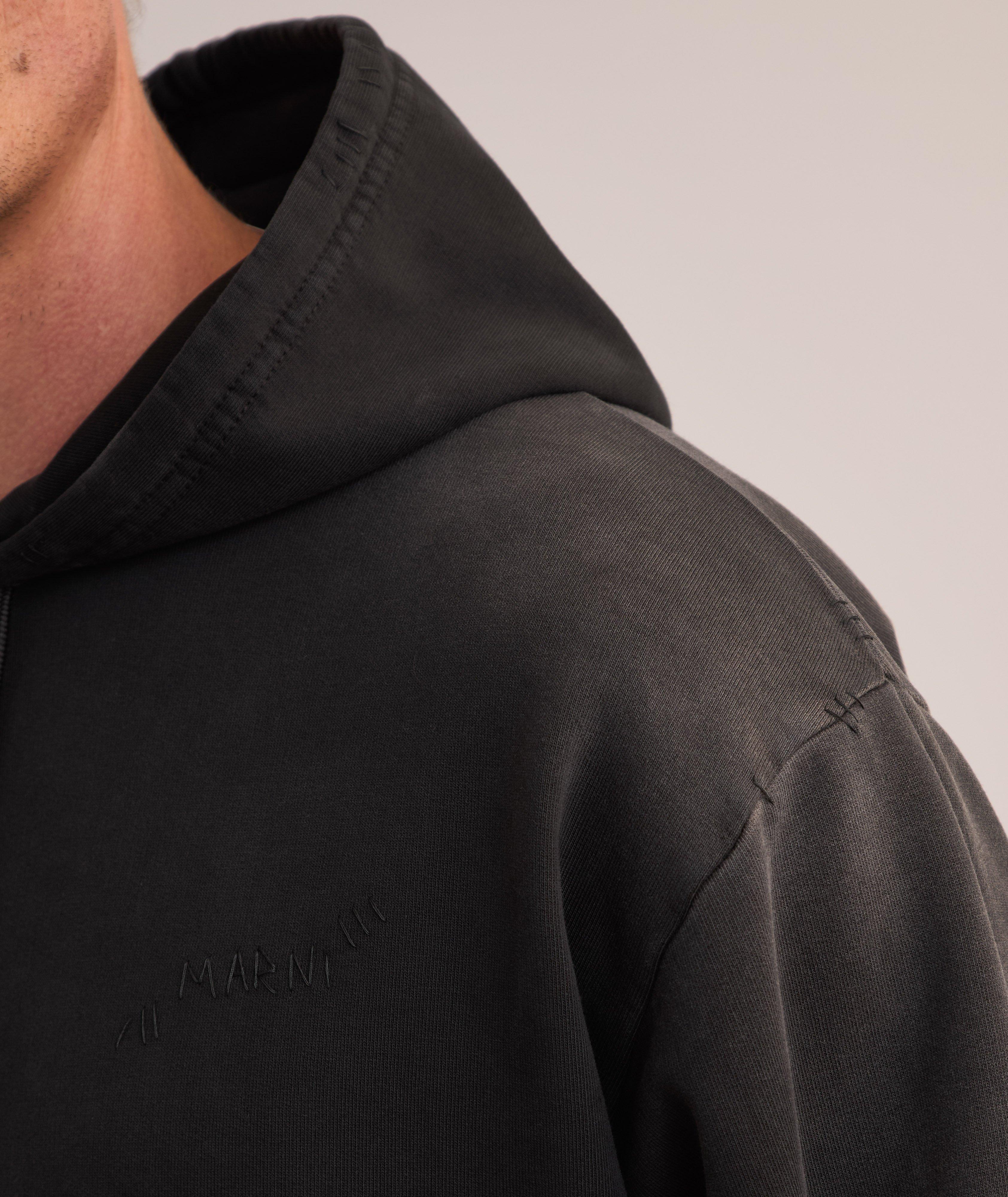 Cotton Hooded Sweater  image 3
