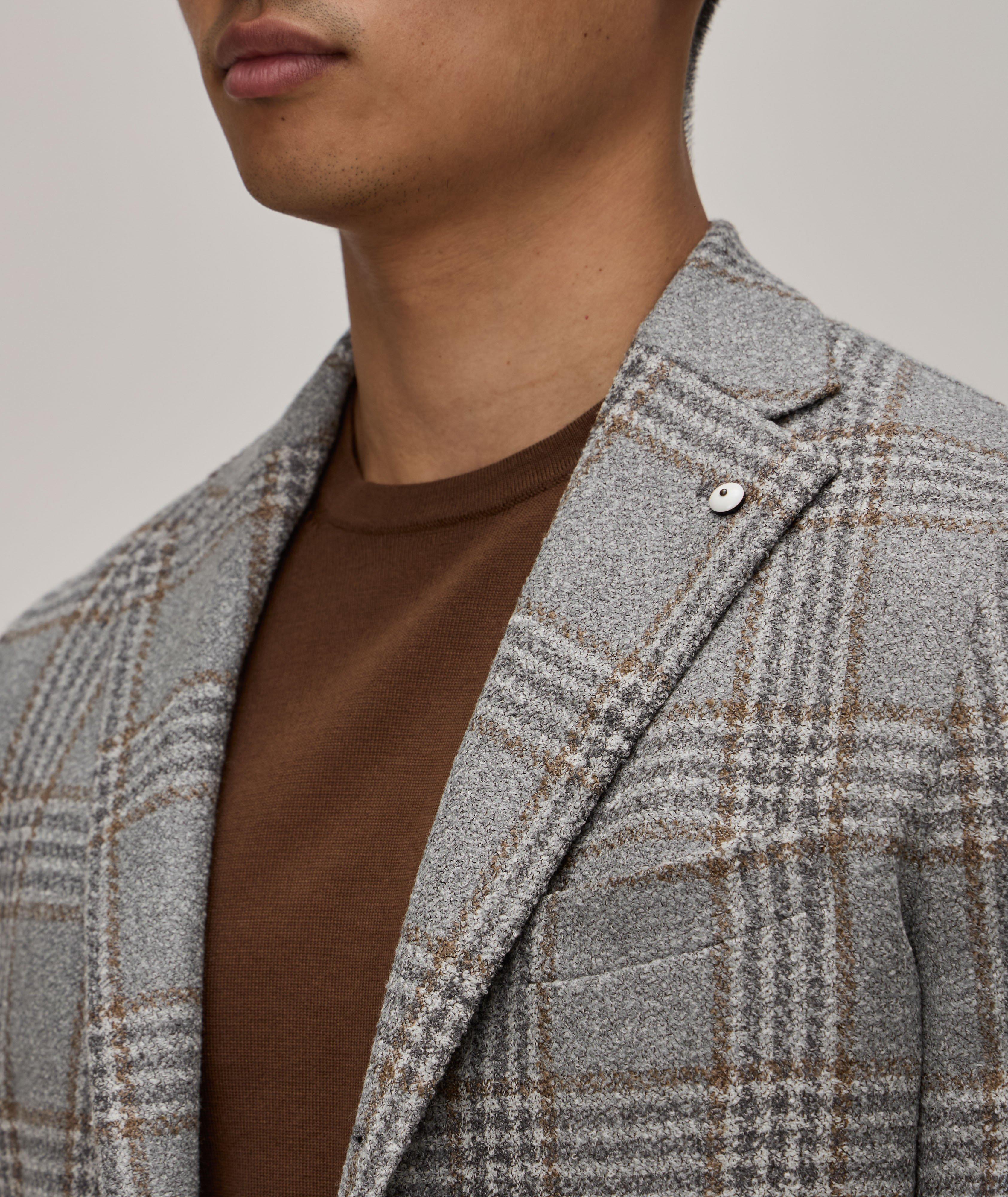 Check Virgin Wool-Blend Sport Jacket  image 3