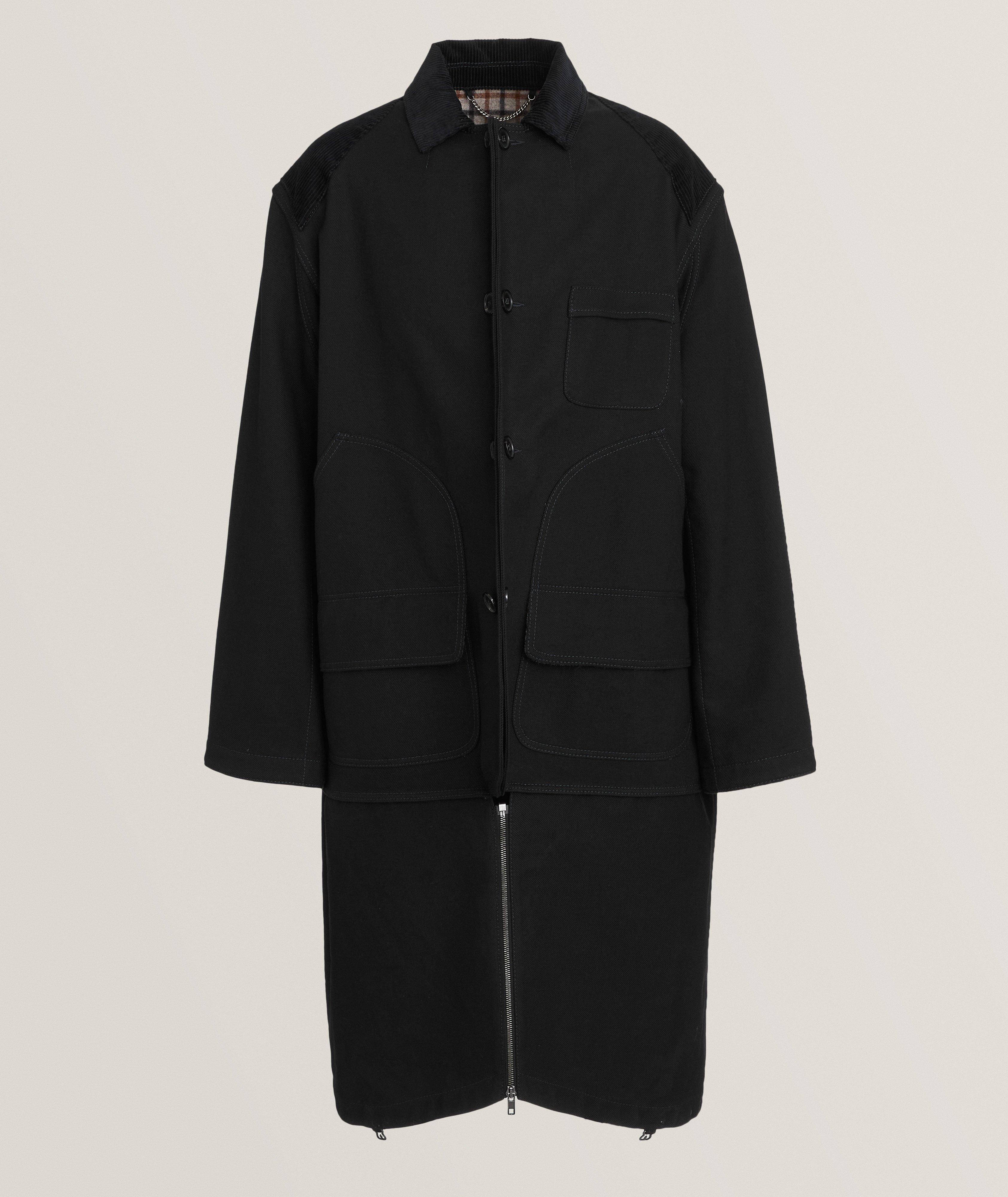 Maison Margiela Check Denim Coat