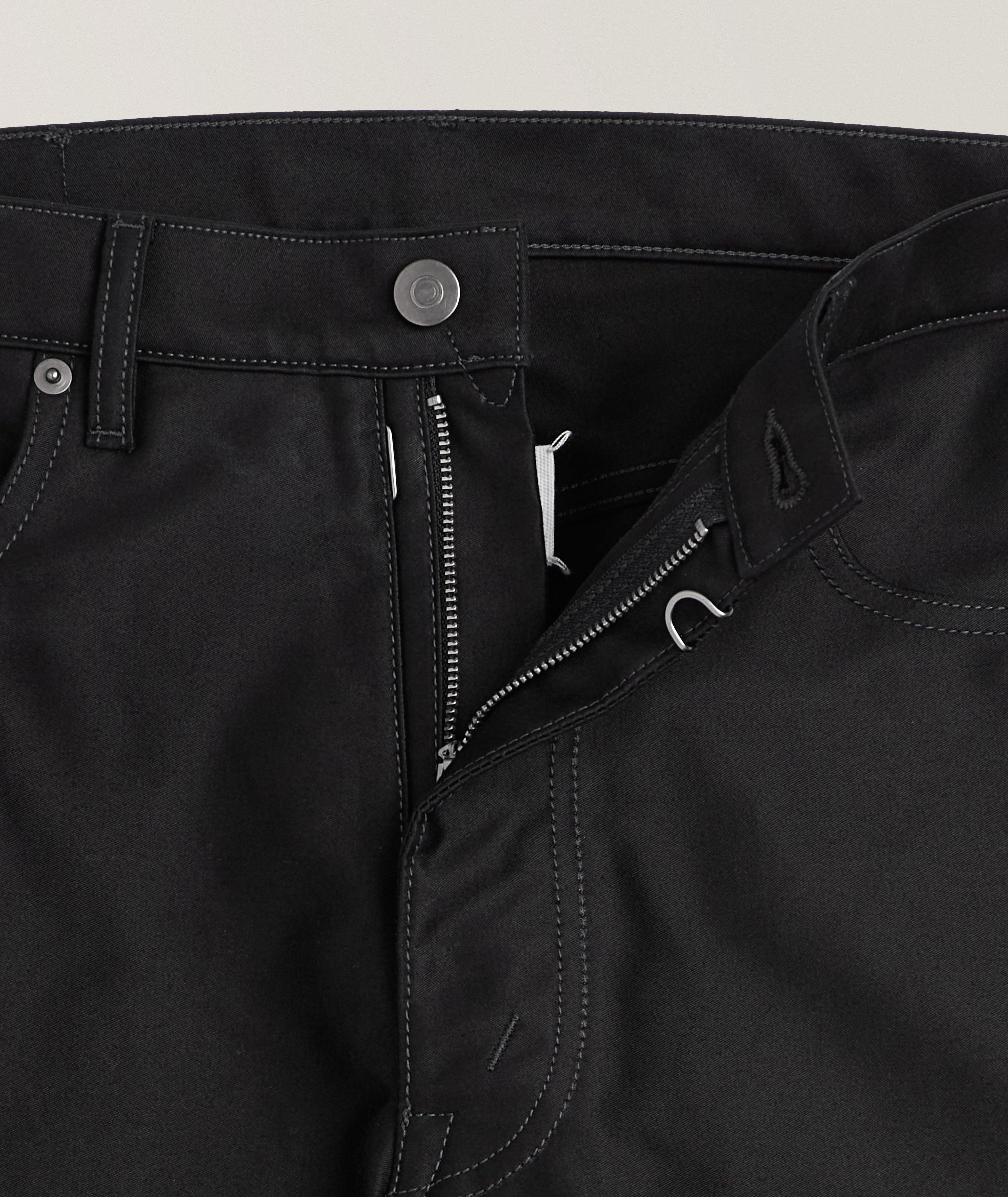 Cotton Topstitch Five-Pocket Pants  image 1