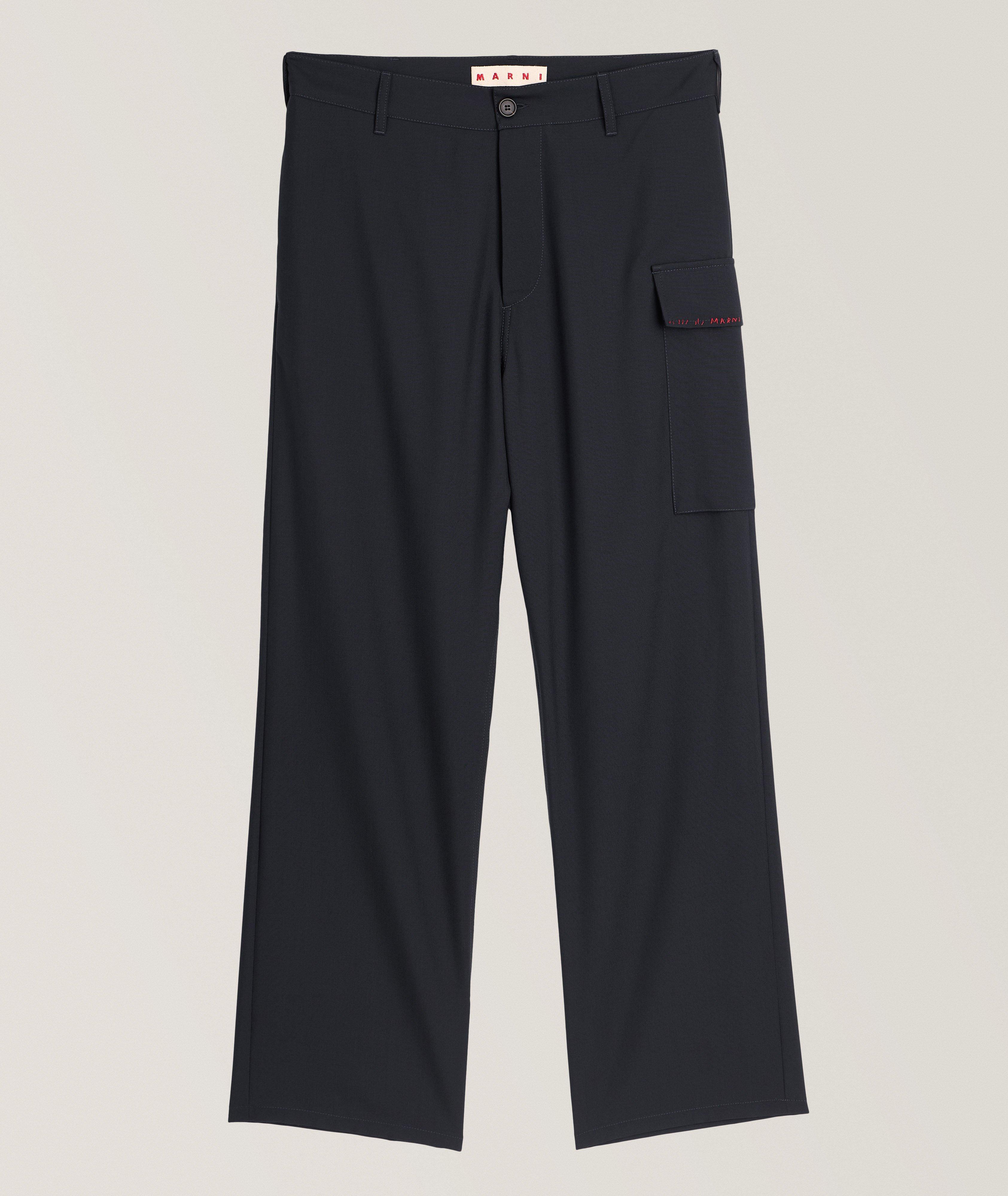 Virgin Wool One-Pocket Pants  image 0