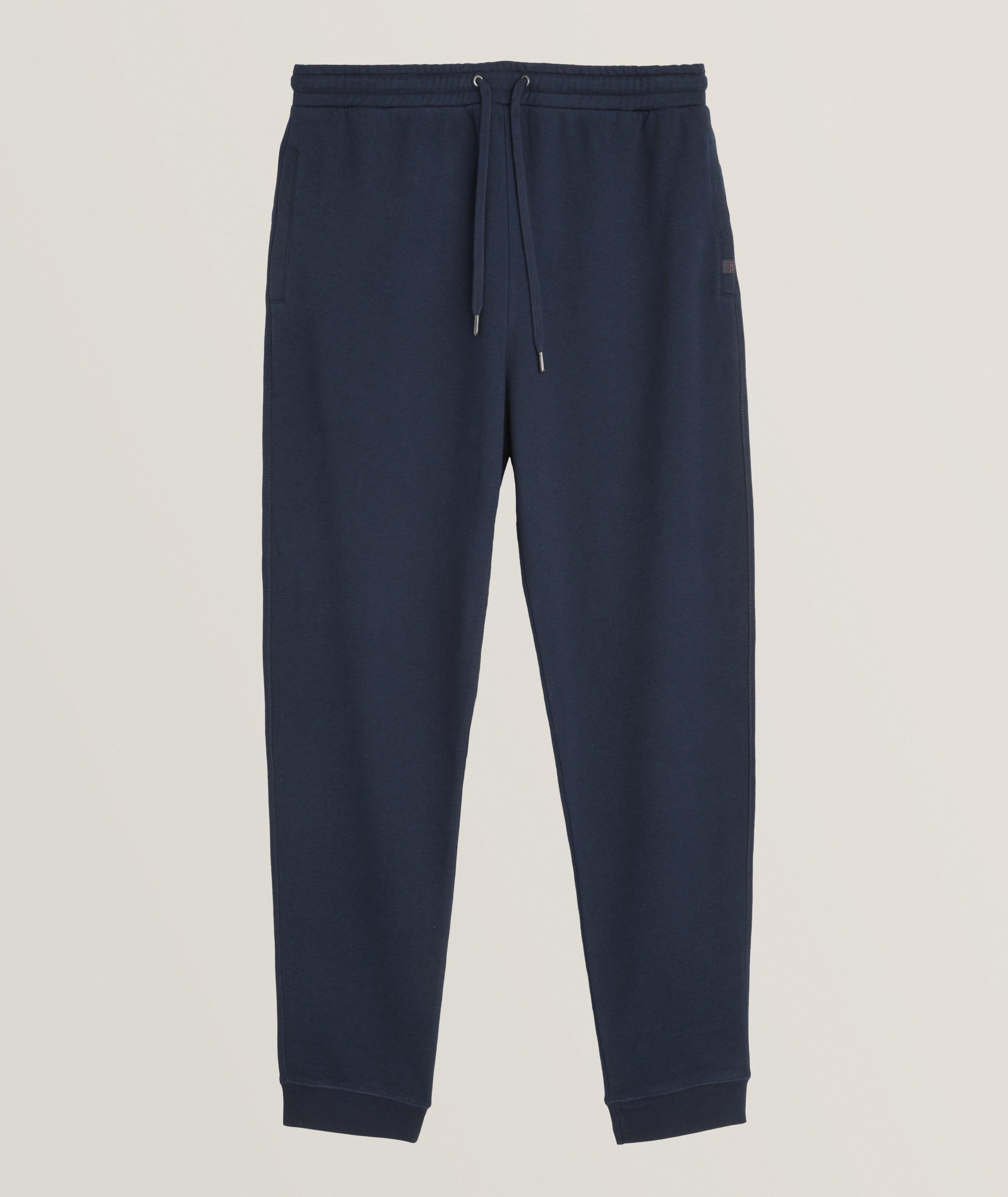 Pantalon sport en jersey de coton et de modal image 0