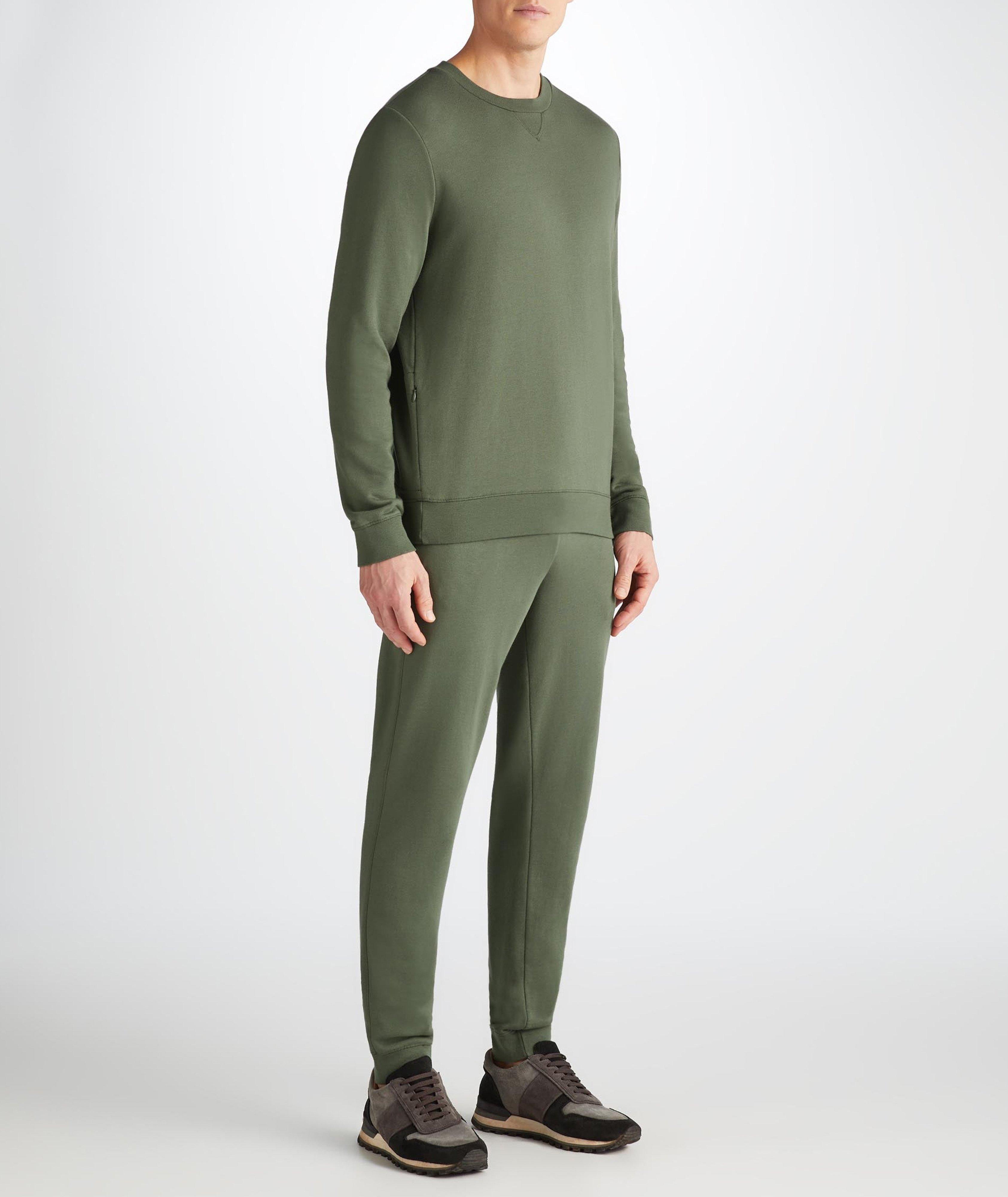 Quinn Cotton-Modal Loopback Sweater  image 3