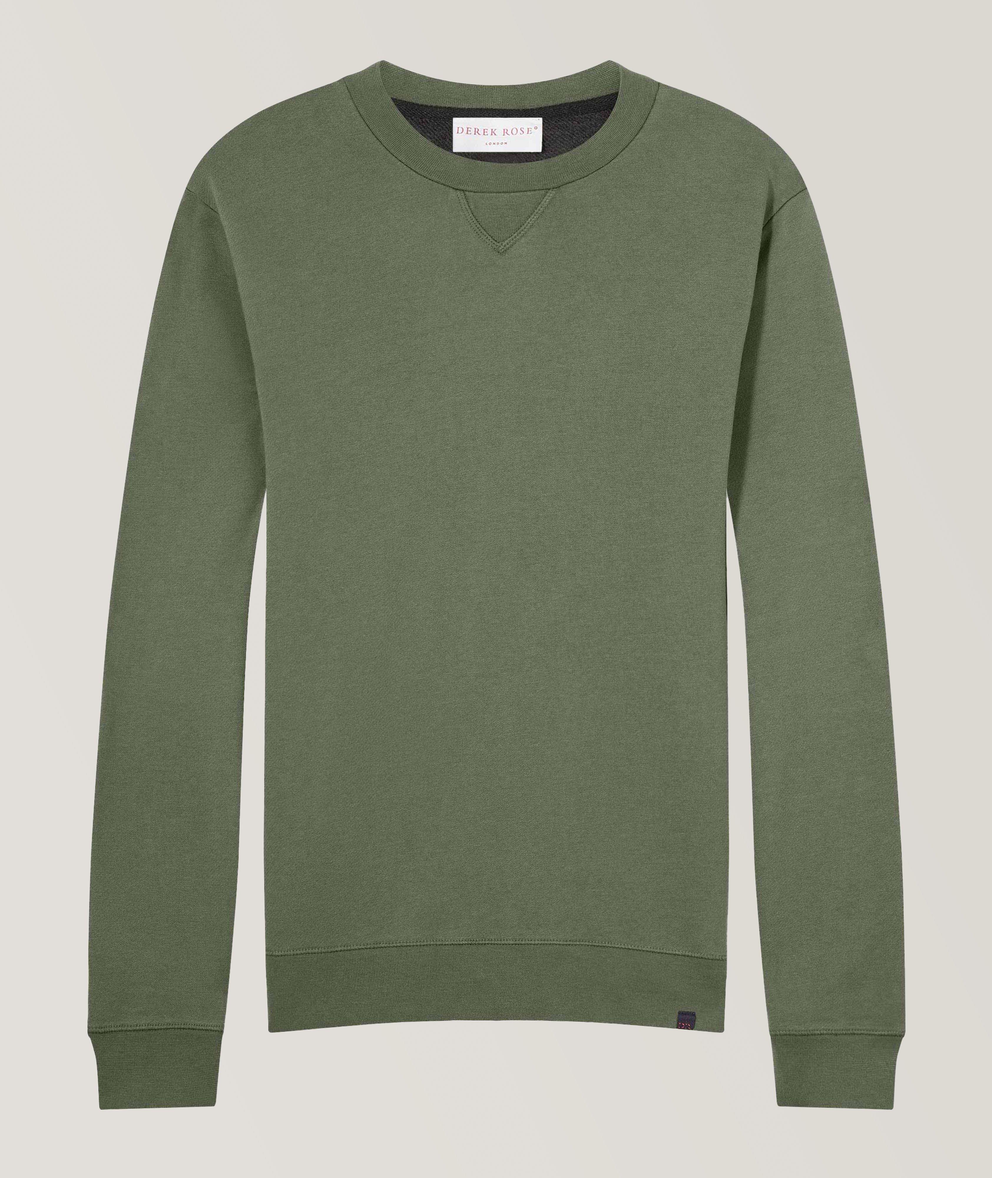 Quinn Cotton-Modal Loopback Sweater  image 0