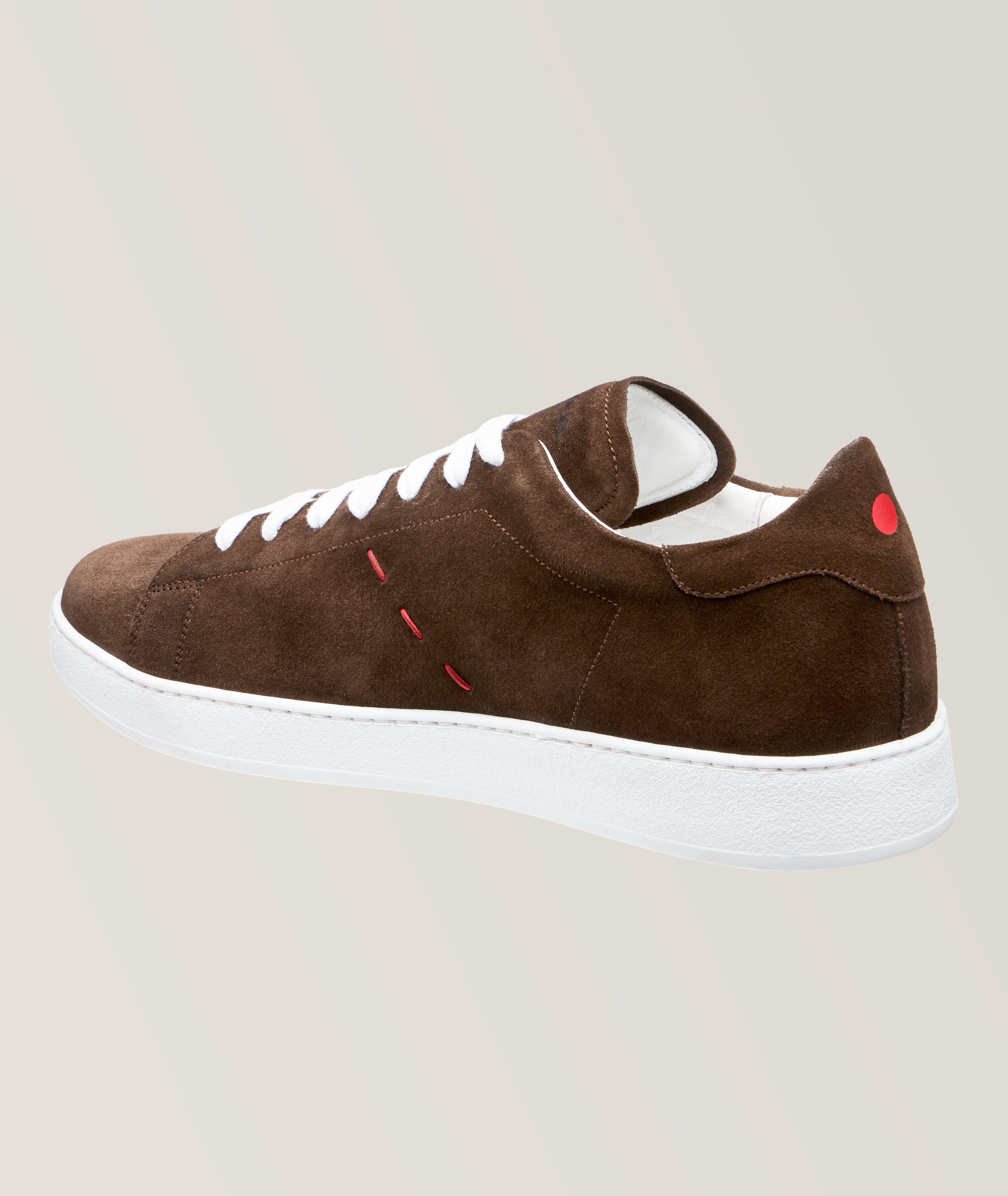 Pick Stitch Suede Sneakers  image 1